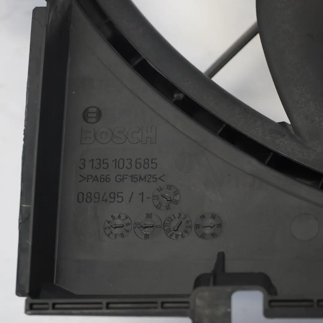 Radiator Cooling Fan Shroud Motor N54 135i 335i to BMW E81 E87 E90 E92 with Part number 7544803 BMW E81 E87 E90 E92 Radiator Cooling Fan Shroud Motor N54 135i 335i - SKU 7544803 - Part number 7544803