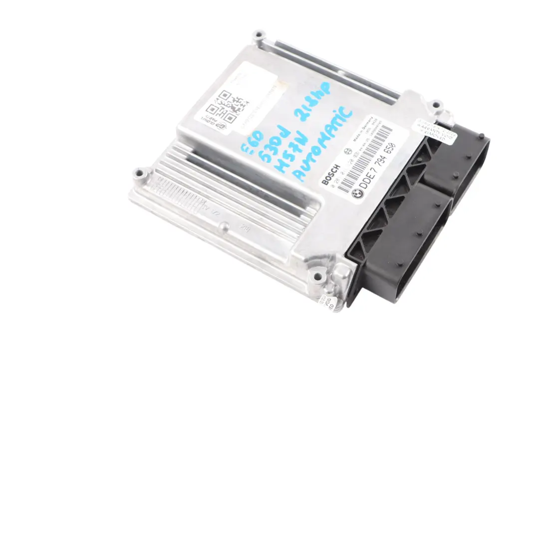 M57N 218HP Engine Control Unit ECU DDE Automatic to BMW E60 E61 530d Diesel with Part number 7794650 BMW E60 E61 530d Diesel M57N 218HP Engine Control Unit ECU DDE Automatic - SKU 7794650-3 - Part number 7794650