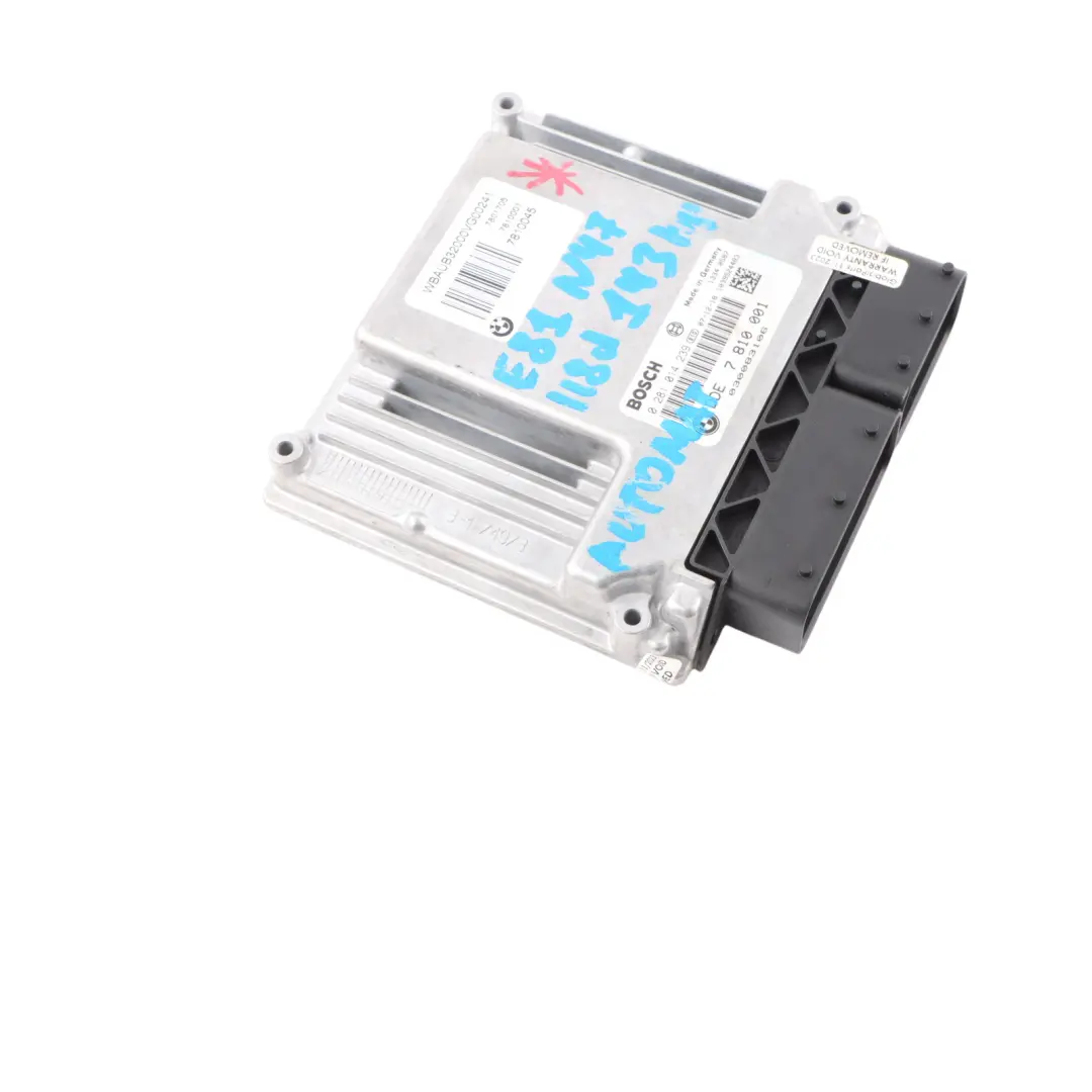 N47 Diesel Engine DDE ECU Control Unit Automatic to BMW E81 E87 LCI E90 with Part number 7810001 BMW E81 E87 LCI E90 N47 Diesel Engine DDE ECU Control Unit Automatic - SKU 7810001-4 - Part number 7810001