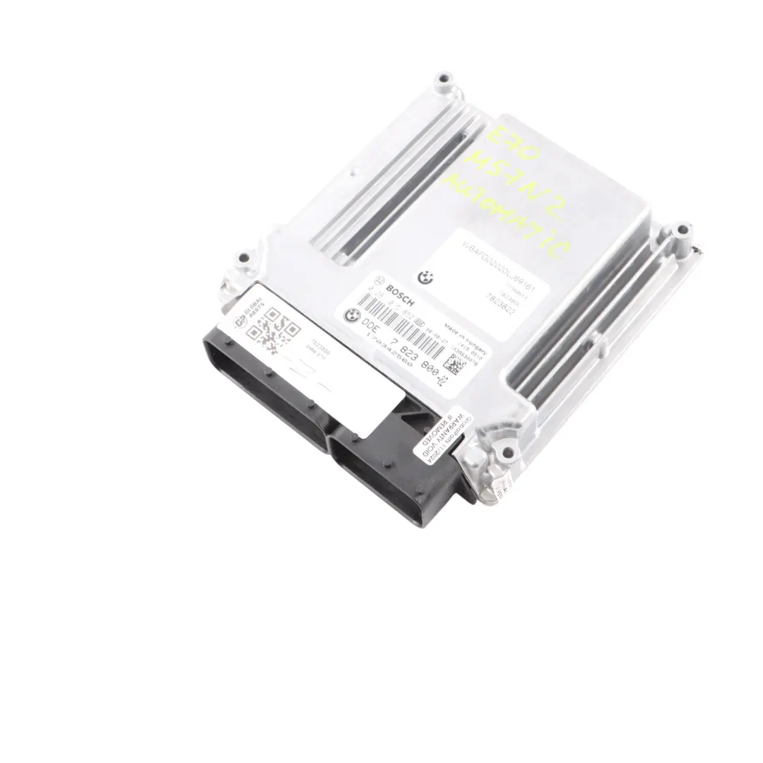 3.0sd M57N2 286HP Engine Control Unit ECU Automatic to BMW X5 E70 with Part number 7823800 BMW X5 E70 3.0sd M57N2 286HP Engine Control Unit ECU Automatic - SKU 7823800 - Part number 7823800