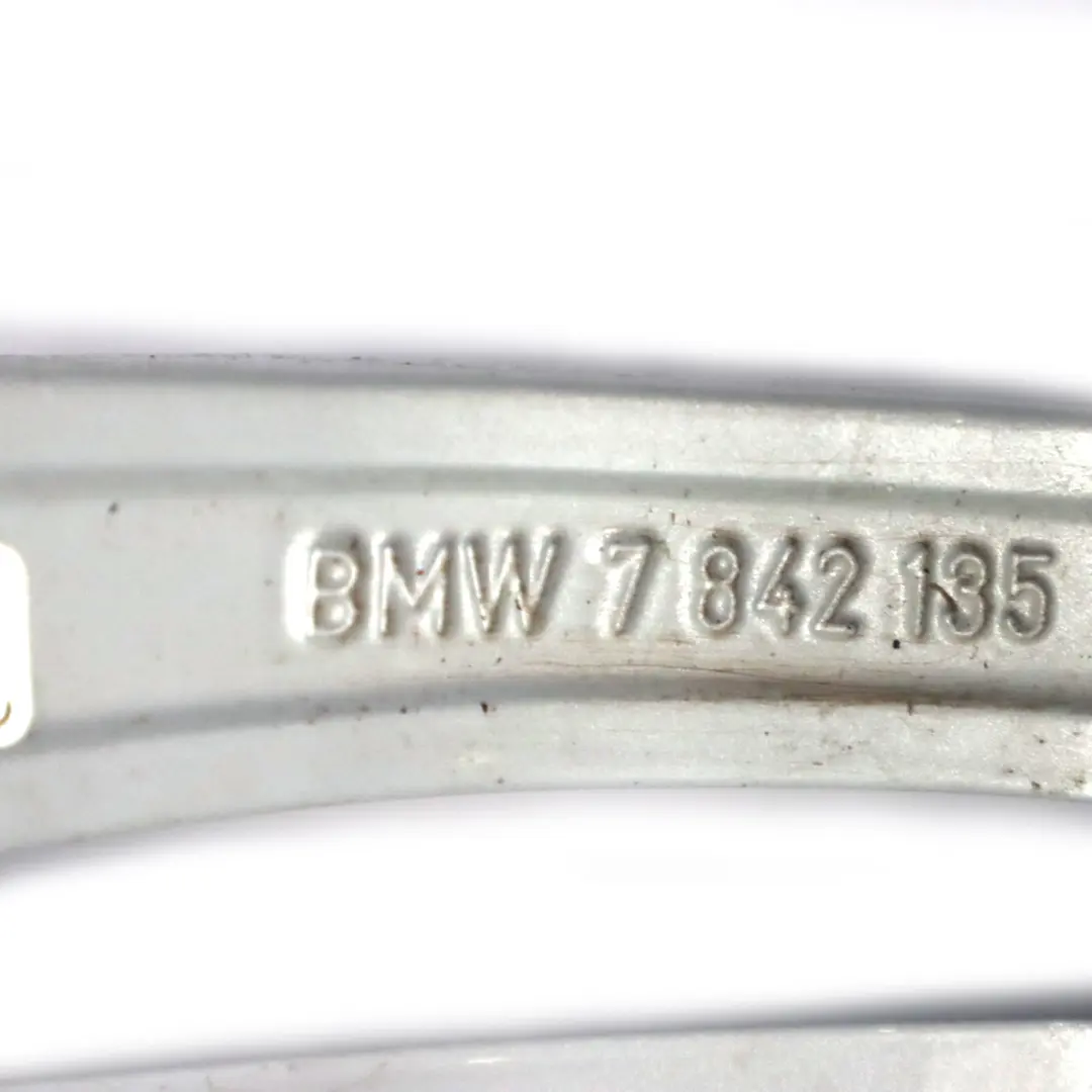 Front Silver Alloy Wheel Rim 19" 8J ET:29 M double spoke 326 to BMW Z4 E89 with Part number 7842135 BMW Z4 E89 Front Silver Alloy Wheel Rim 19" 8J ET:29 M double spoke 326 - SKU 7842135-2 - Part number 7842135