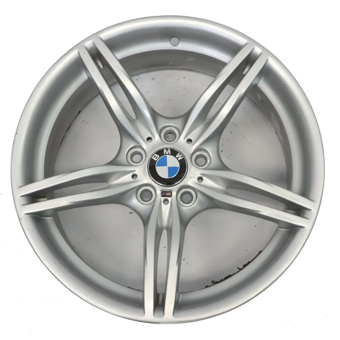 Front Silver Alloy Wheel Rim 19" 8J ET:29 M double spoke 326 to BMW Z4 E89 with Part number 7842135 BMW Z4 E89 Front Silver Alloy Wheel Rim 19" 8J ET:29 M double spoke 326 - SKU 7842135-3 - Part number 7842135