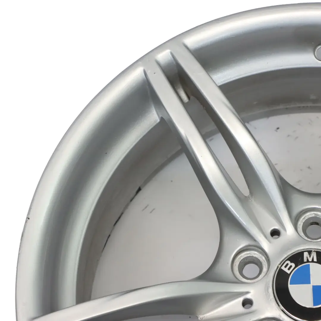 Front Silver Alloy Wheel Rim 19" 8J ET:29 M double spoke 326 to BMW Z4 E89 with Part number 7842135 BMW Z4 E89 Front Silver Alloy Wheel Rim 19" 8J ET:29 M double spoke 326 - SKU 7842135-3 - Part number 7842135