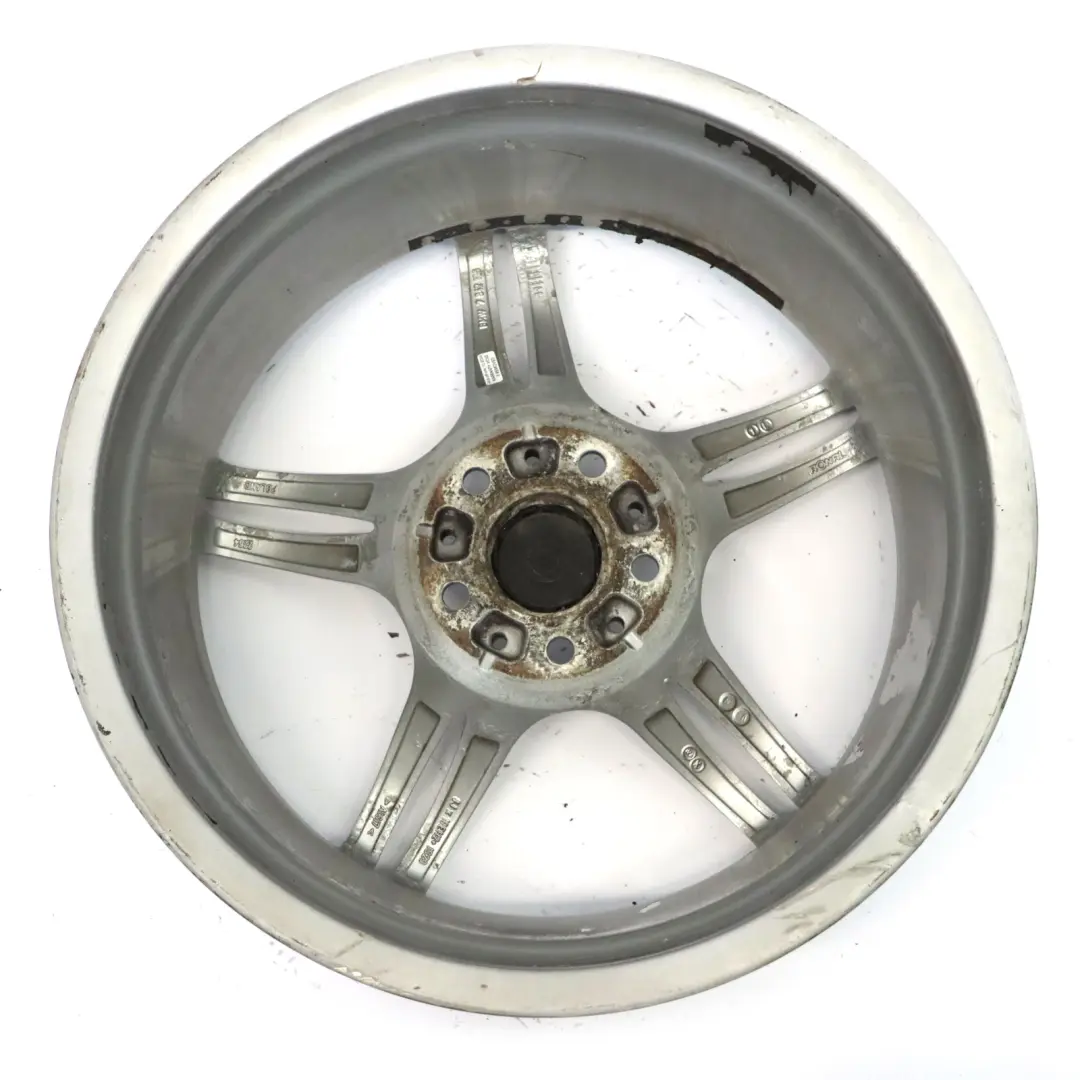 Front Silver Alloy Wheel Rim 19" 8J ET:29 M double spoke 326 to BMW Z4 E89 with Part number 7842135 BMW Z4 E89 Front Silver Alloy Wheel Rim 19" 8J ET:29 M double spoke 326 - SKU 7842135-3 - Part number 7842135