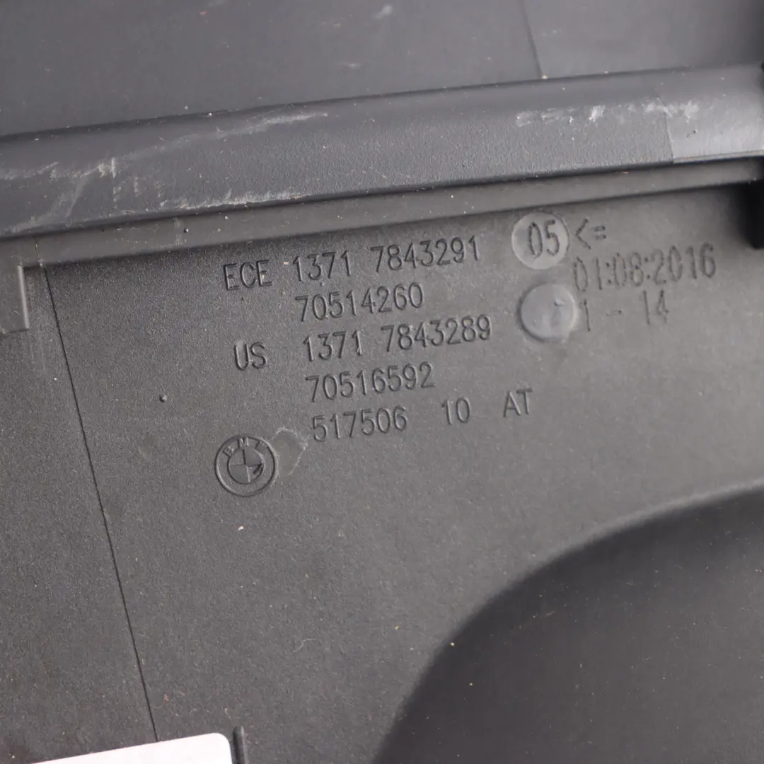  Intake Muffler BMW F10 M5 F12 F13 M6 5-8 Air Filter Box Housing Petrol - SKU 7843291-1 - Part number 7843291