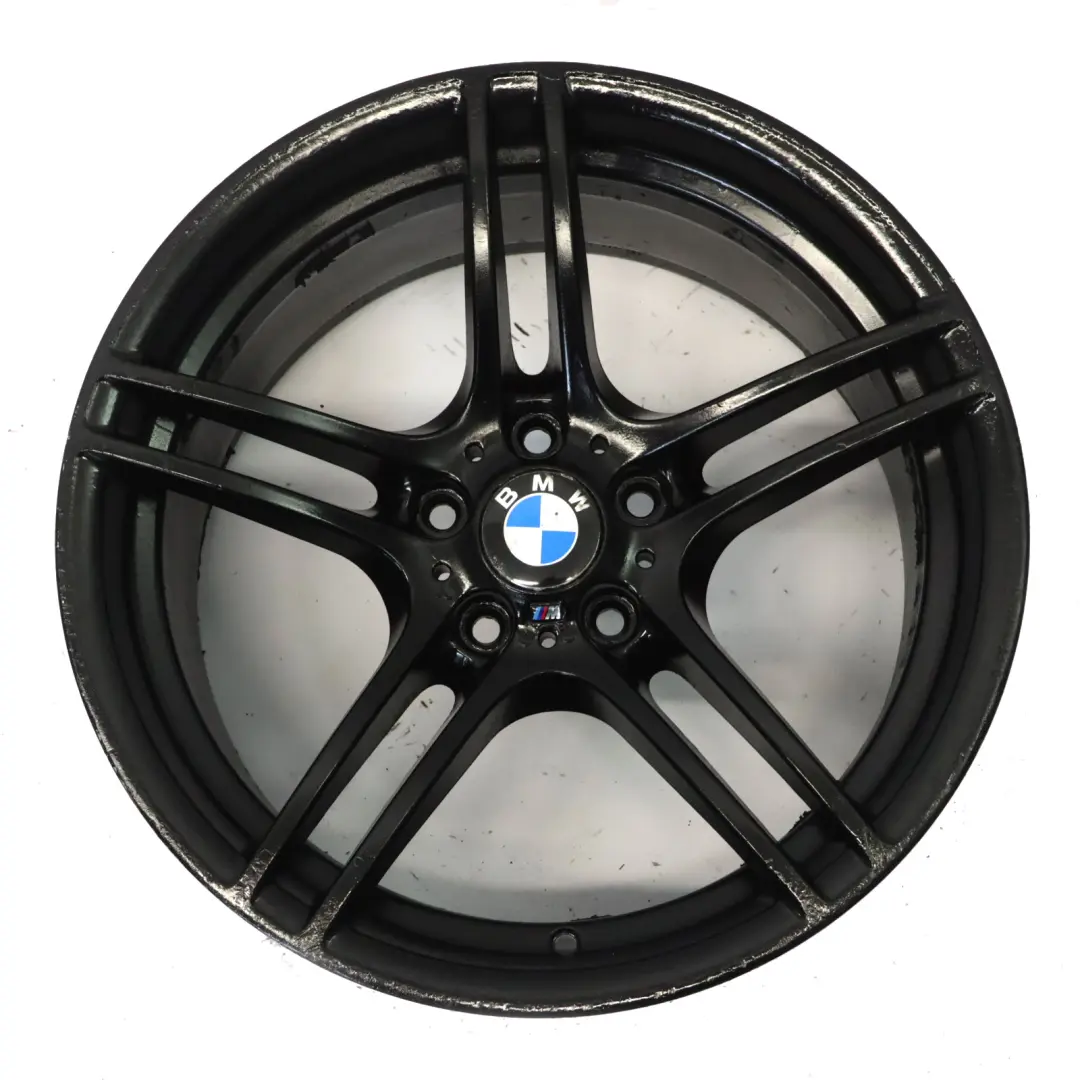 BMW E90 E91 E92 Negro llanta aleación 19" 9J ET:39 M radios dobles 313 - SKU 7844344-7 - Número de pieza 7844344