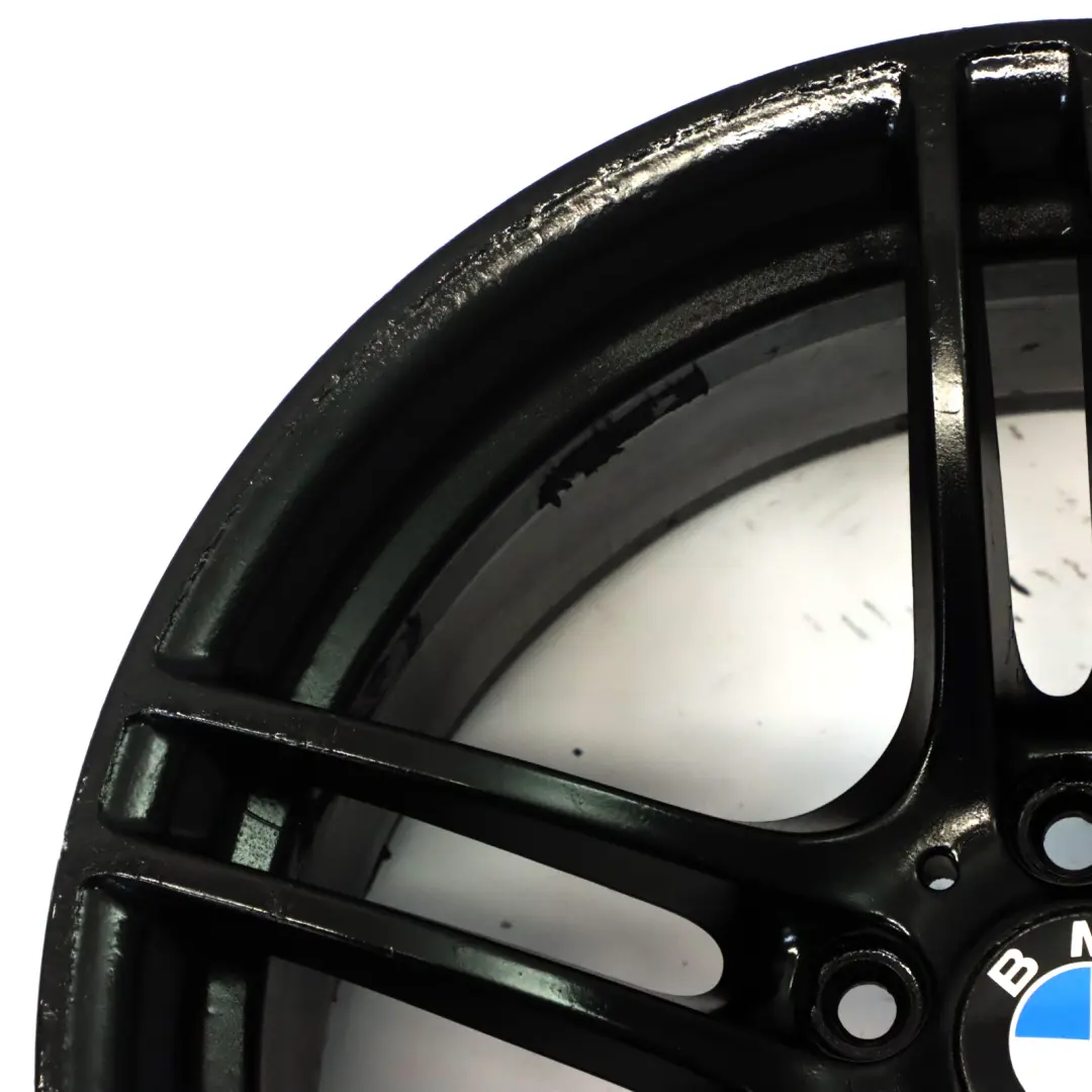 BMW E90 E91 E92 Black Alloy Wheel 19" 9J ET:39 M Double Spoke 313 - SKU 7844344-7 - Part number 7844344
