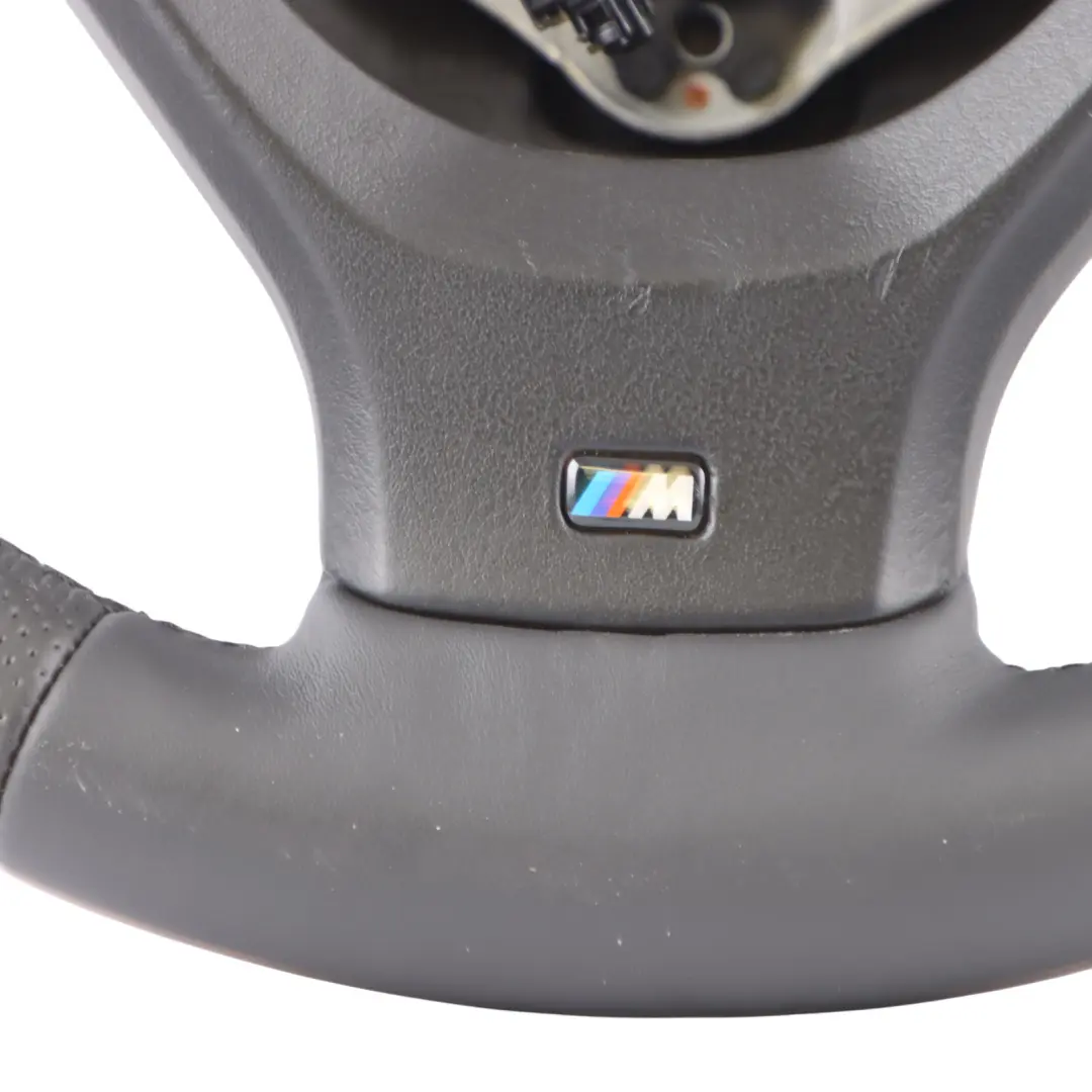 BMW X5 E70 NEW M Sport Black Leather Steering Wheel Black Threads Multifunction - SKU 7844566-5 - Part number 7844566