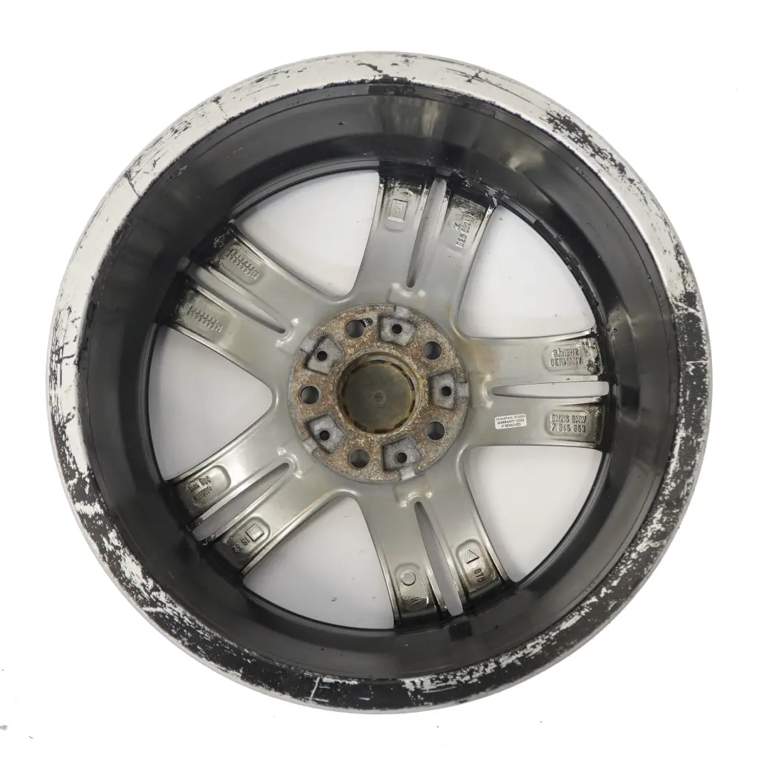 BMW F20 F21 Hinten Schwarz Alufelge 18" ET:52 8J M Sternspeiche 386 - SKU 7845853-6 - Teilenummer 7845853