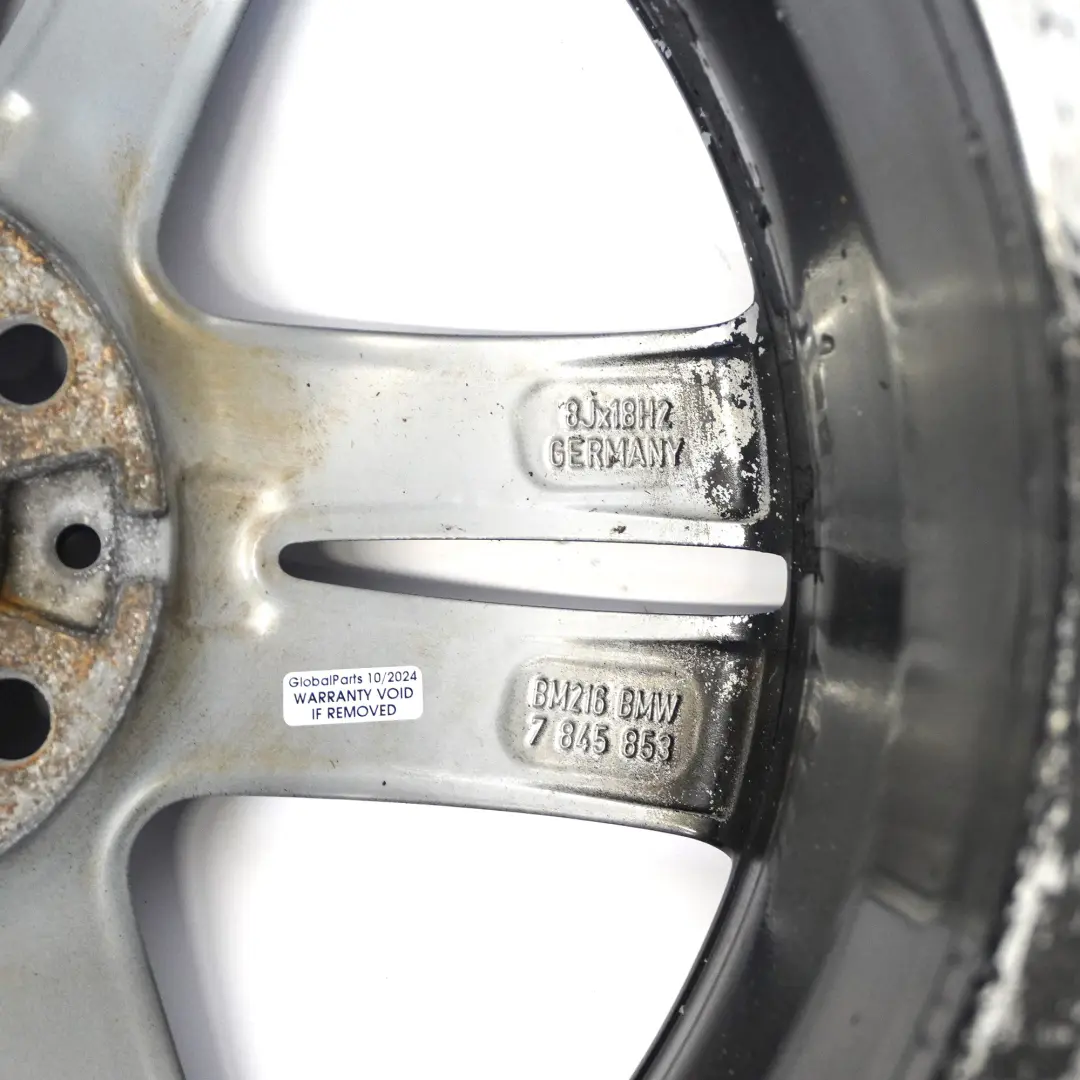 BMW F20 F21 F22 Tylna Czarna Felga Aluminiowa 18" 8J ET:52 M 386 - SKU 7845853-6 - Numer Części 7845853