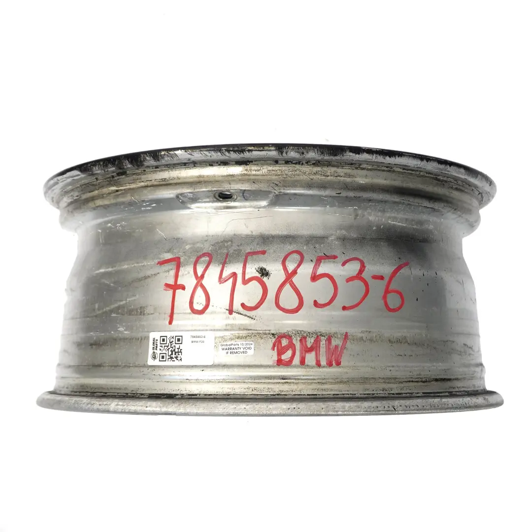 BMW F20 F21 Hinten Schwarz Alufelge 18" ET:52 8J M Sternspeiche 386 - SKU 7845853-6 - Teilenummer 7845853