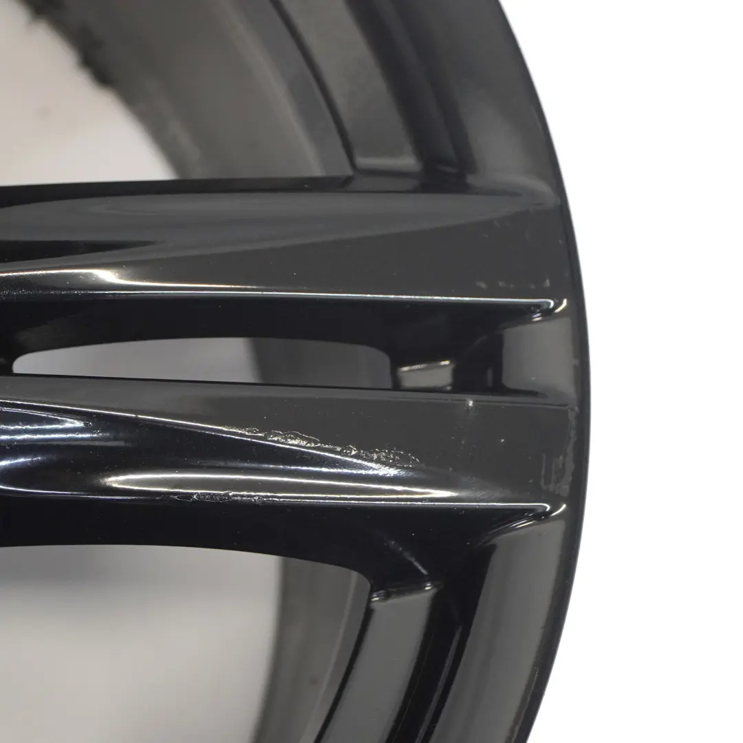 BMW F20 F21 F22 Rear Black Alloy Wheel Rim 18" 8J ET:52 M Star Spoke 386 - SKU 7845853-6 - Part number 7845853
