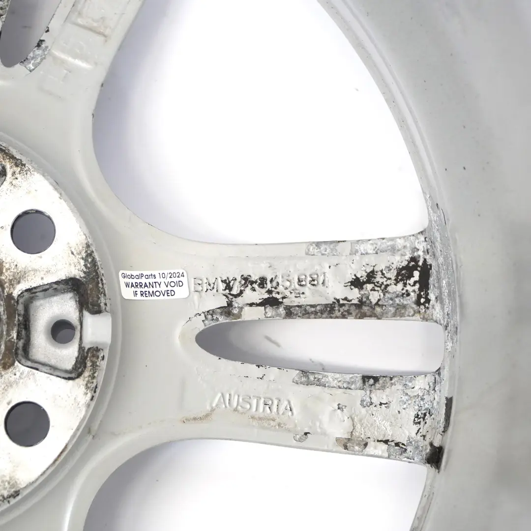 Alloy Rim 18" 8,5J ET:47 M Star Spoke 400 to BMW F30 F31 F32 Rear Wheel with Part number 7845881 BMW F30 F31 F32 Rear Wheel Alloy Rim 18" 8,5J ET:47 M Star Spoke 400 - SKU 7845881-1 - Part number 7845881