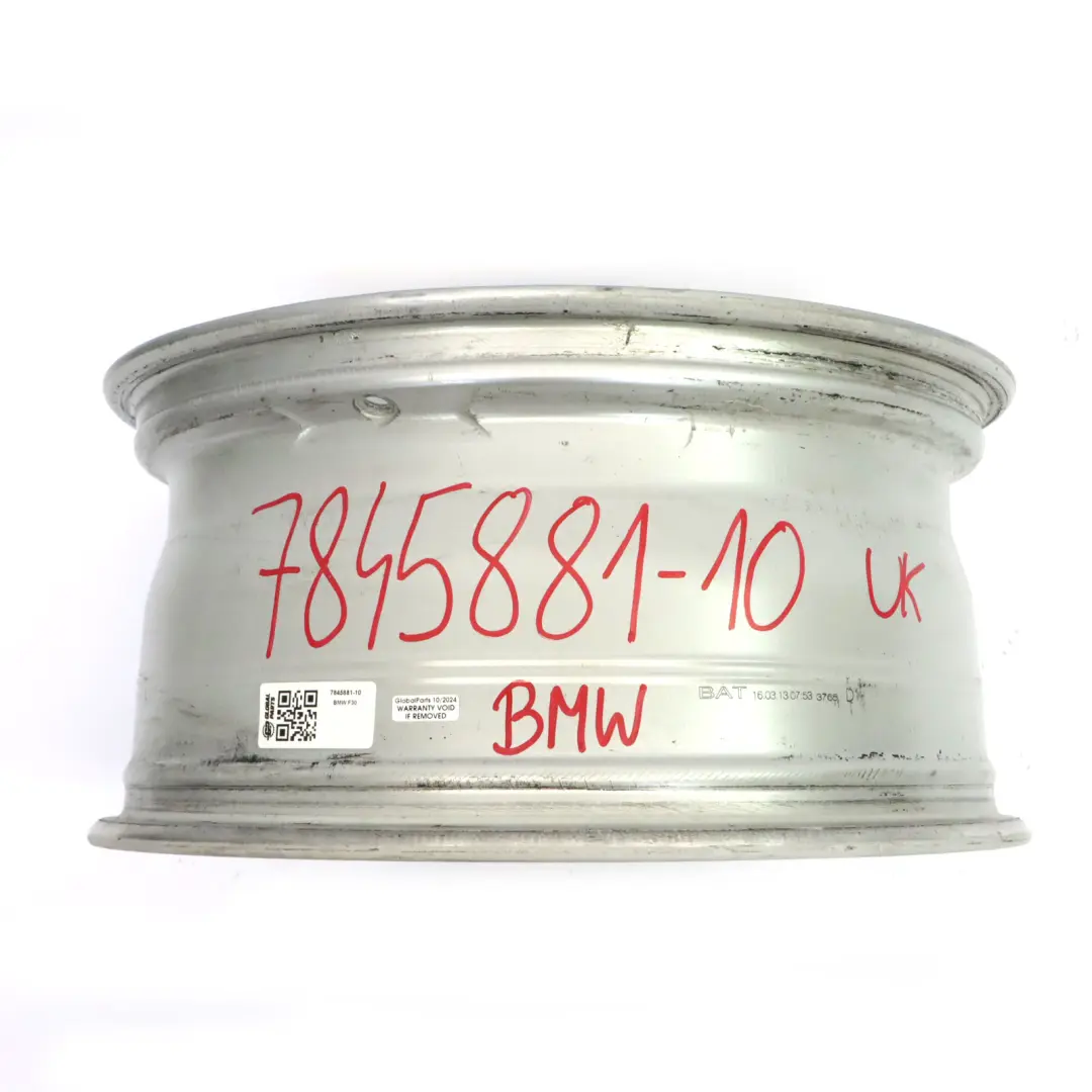 Alloy Rim 18" 8,5J ET:47 M Star Spoke 400 to BMW F30 F31 F32 Rear Wheel with Part number 7845881 BMW F30 F31 F32 Rear Wheel Alloy Rim 18" 8,5J ET:47 M Star Spoke 400 - SKU 7845881-10 - Part number 7845881