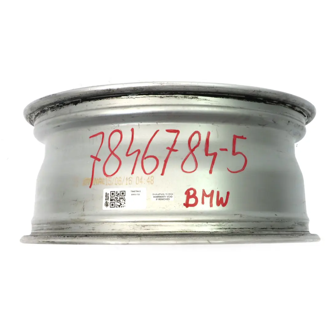 BMW F20 F21 Silver Alloy Wheel Rim 18" 7,5J ET:45 M Double Spoke 461 - SKU 7846784-5 - Part number 7846784