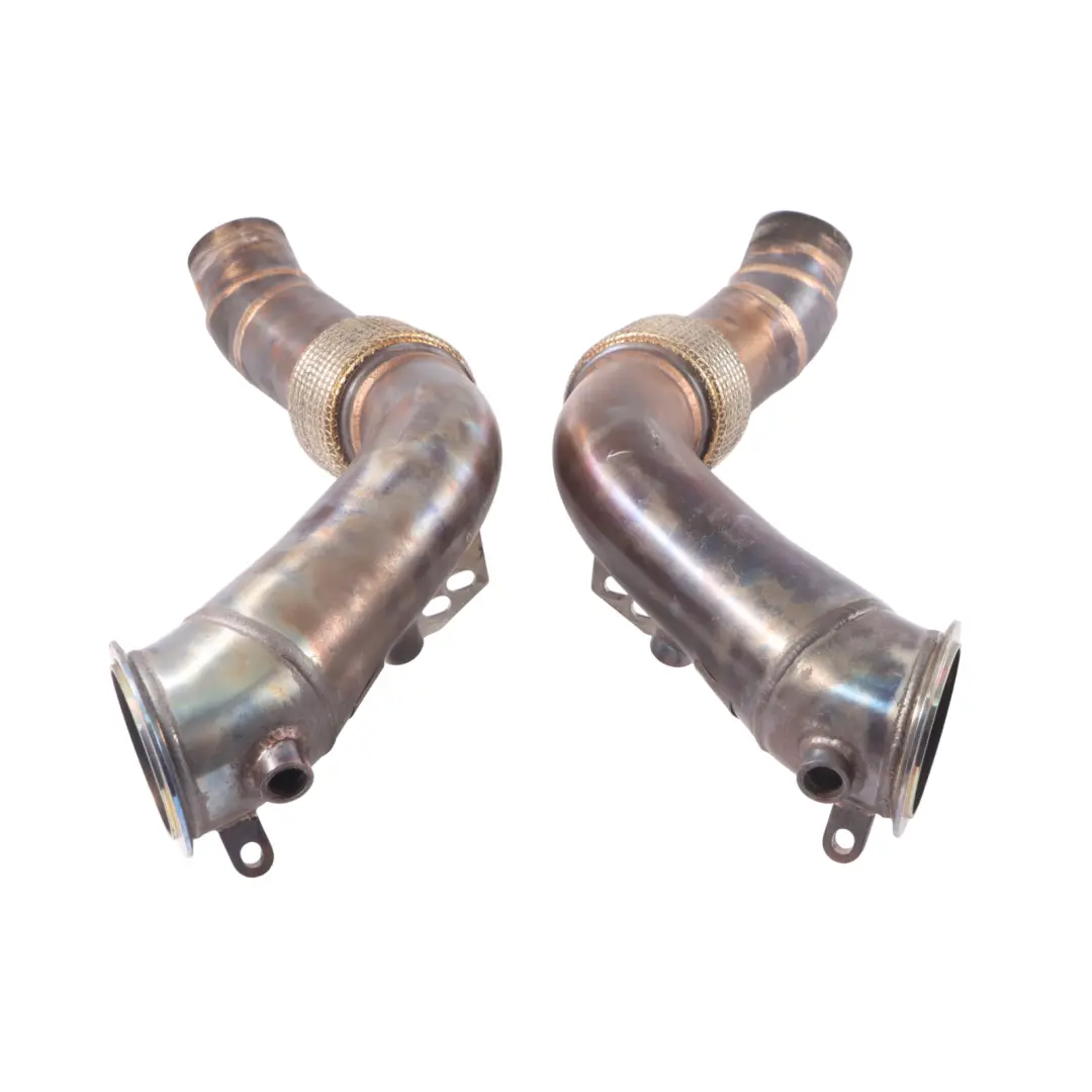 S63N Exhaust Pipes Set to BMW F10 M5 F06 F12 F13 M6 with Part number 7848149 BMW F10 M5 F06 F12 F13 M6 S63N Exhaust Pipes Set - SKU 7848149-1 - Part number 7848149