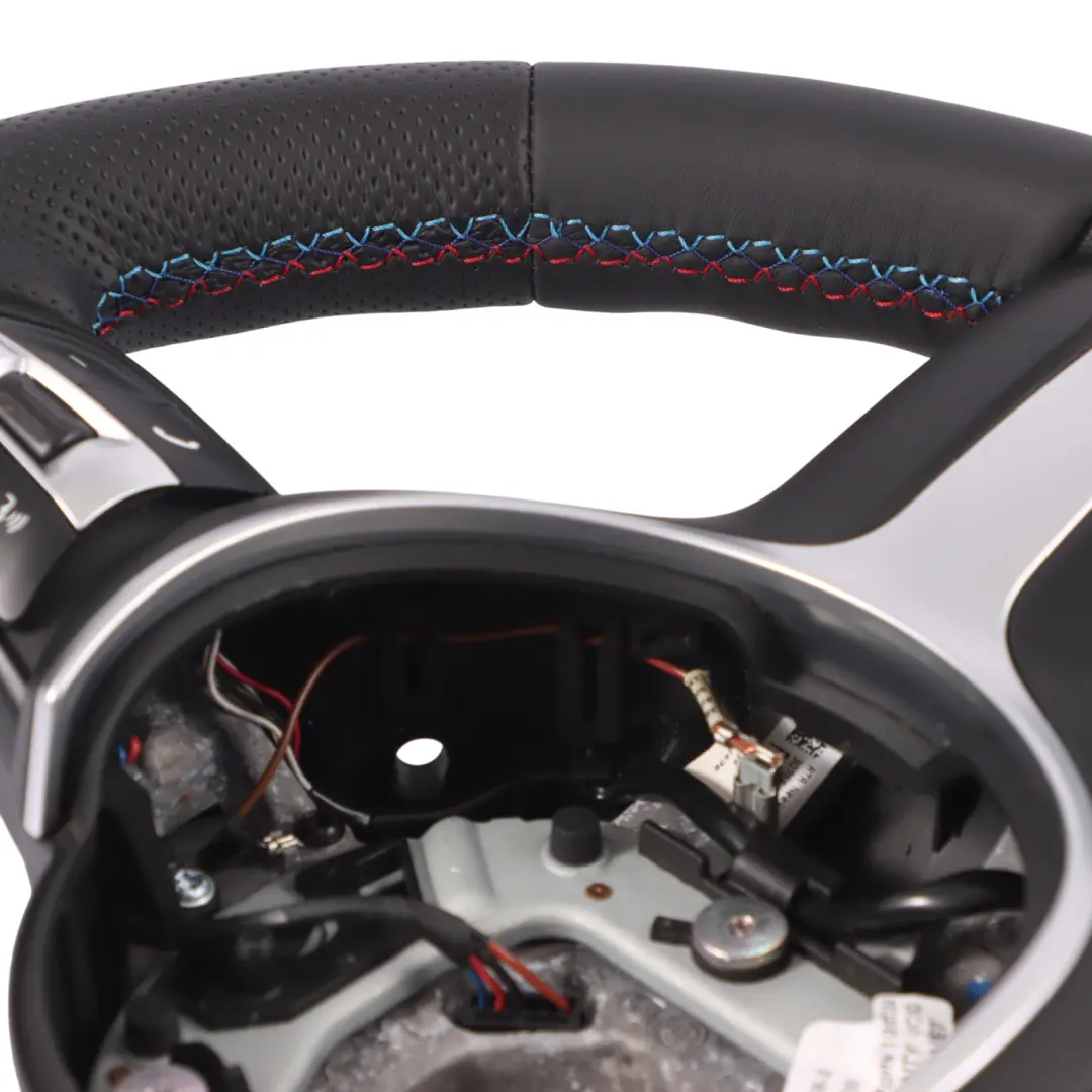 Leather Steering Wheel BMW F20 F21 F22 F23 F30 F31 F32 F33 M Sport NEW Black - SKU 7848338-2 - Part number 7848338