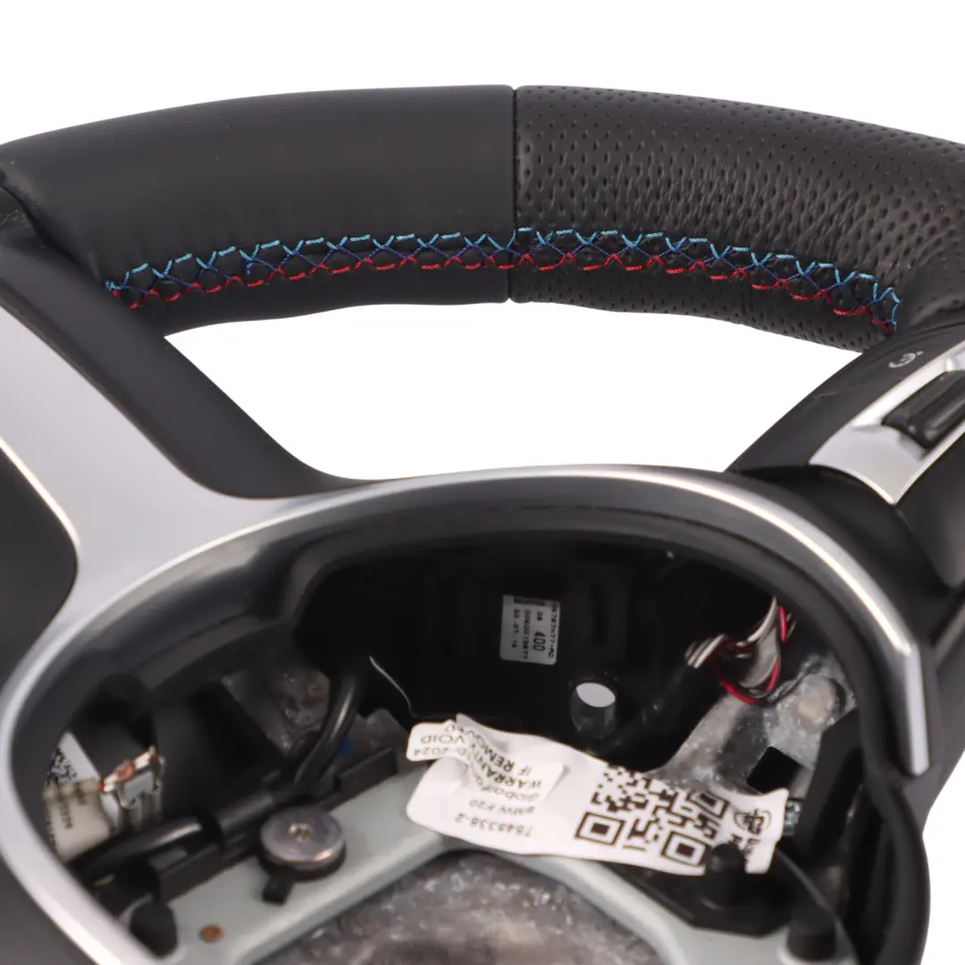 Leather Steering Wheel BMW F20 F21 F22 F23 F30 F31 F32 F33 M Sport NEW Black - SKU 7848338-2 - Part number 7848338