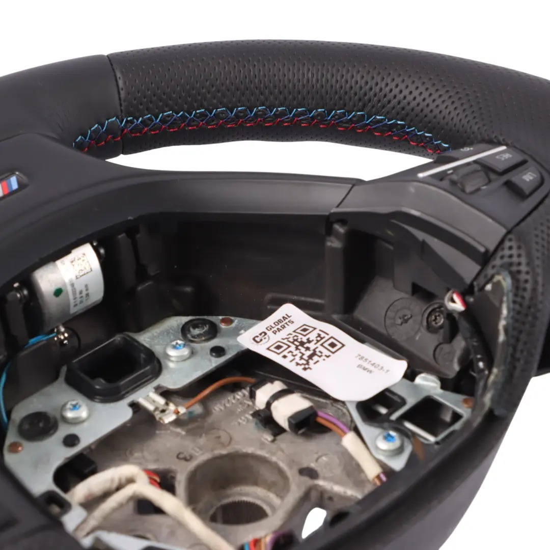 NUOVO in Pelle Nera M Sport Cambio al Volante Vibro per Volante BMW F01 F02 LCI con numero di parte 7851403 Volante BMW F01 F02 LCI NUOVO in Pelle Nera M Sport Cambio al Volante Vibro - SKU 7851403-1 - Numero di parte 7851403