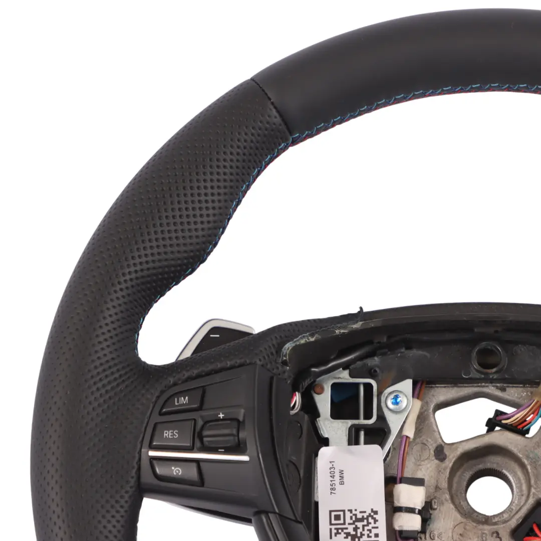 Steering Wheel BMW F01 F02 LCI NEW Black Leather M Sport Paddle Shift Vibro  - SKU 7851403-1 - Part number 7851403