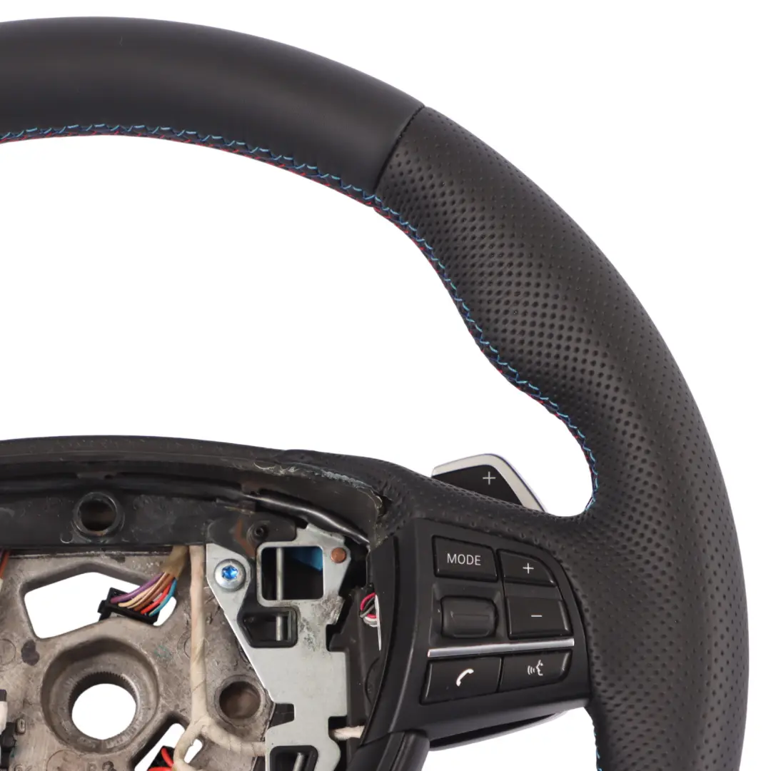  Volant BMW F01 LCI NOUVEAU Cuir Noir M Sport Palettes Changement Vitesse Vibro - SKU 7851403-1 - Numéro de pièce 7851403