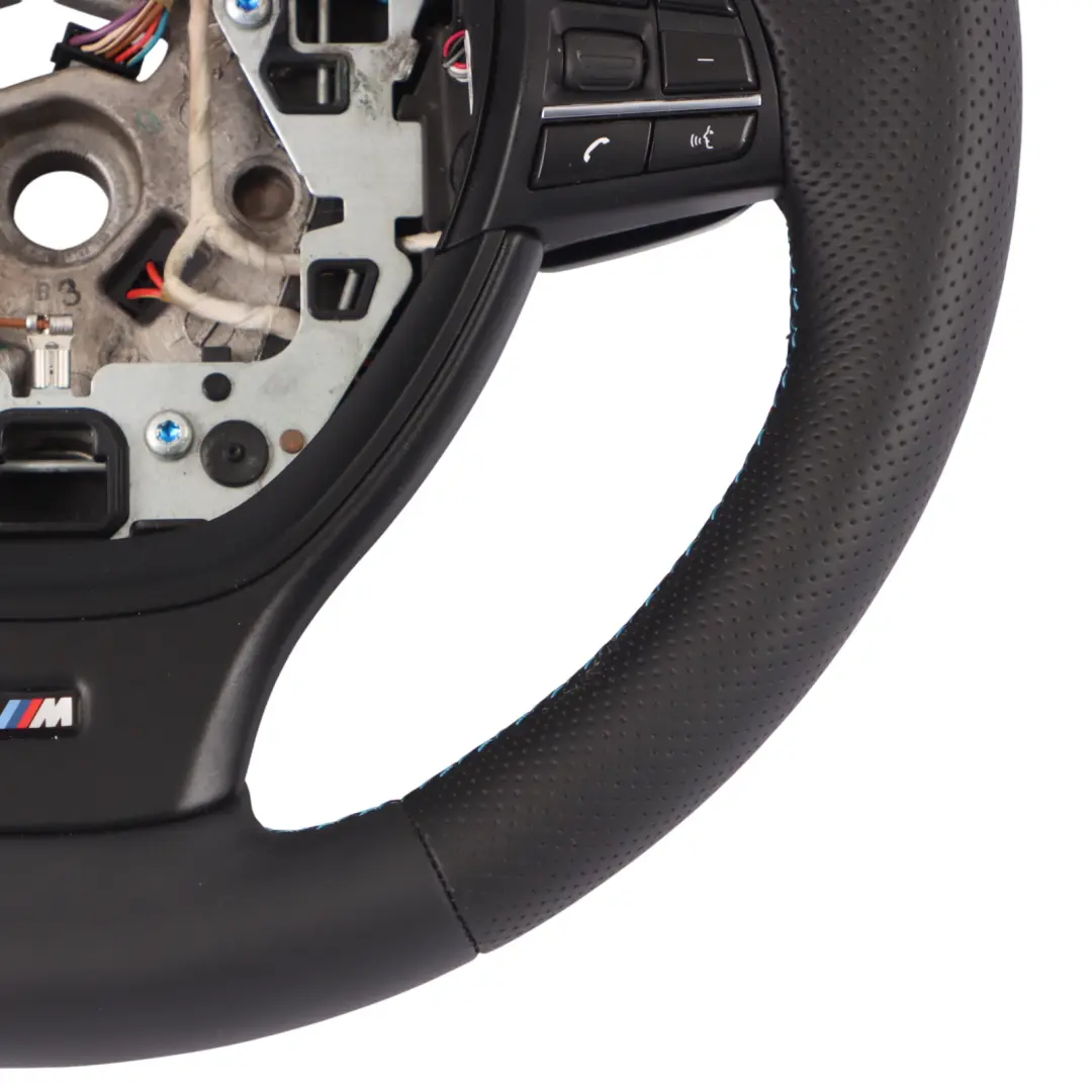 Steering Wheel BMW F01 F02 LCI NEW Black Leather M Sport Paddle Shift Vibro to with Part number 7851403 Steering Wheel BMW F01 F02 LCI NEW Black Leather M Sport Paddle Shift Vibro - SKU 7851403-1 - Part number 7851403