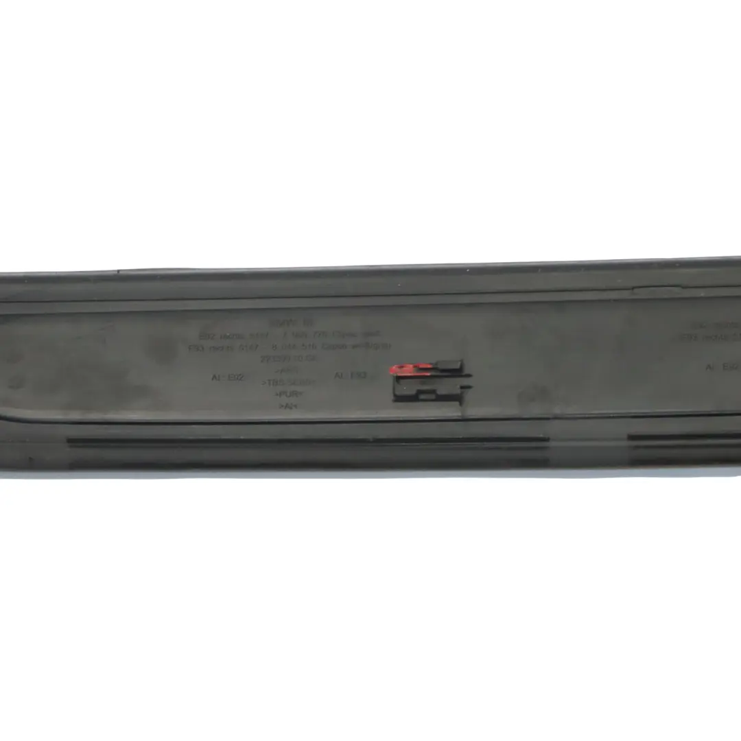 Plaque de seuil de porte avant droite pour BMW E92 E93 LCI M Sport à propos du numéro de pièce 7900776 BMW E92 E93 LCI M Sport Plaque de seuil de porte avant droite - SKU 7900776-1 - Numéro de pièce 7900776