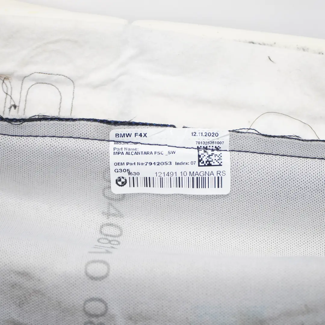 BMW F40 M Sport Vordersitz Untere Abdeckung Kissen beheizt Links - SKU 7942053 - Teilenummer 7942053