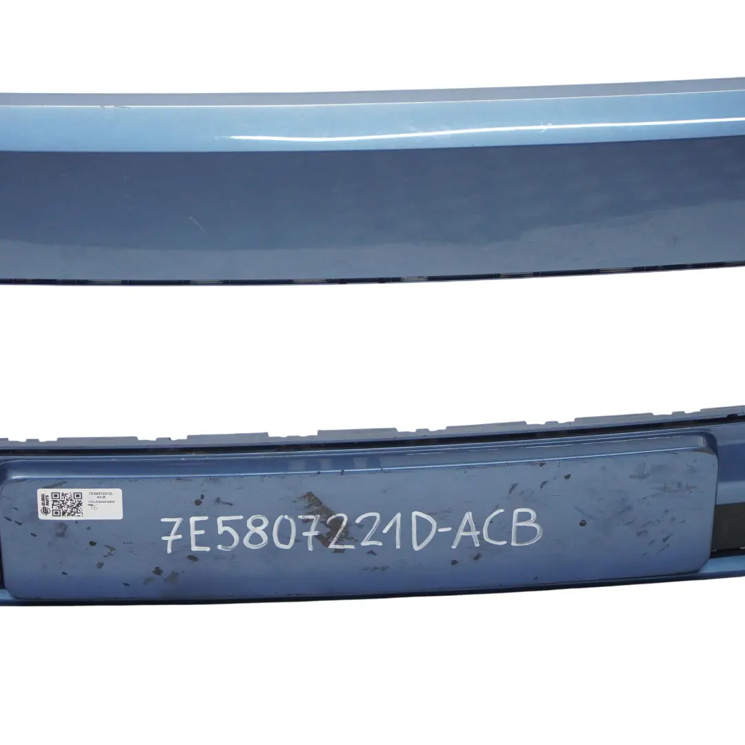 Front Bumper Front Trim Panel Cover Acapulco Blue - R5T to VW Transporter T6 with Part number 7E5807221D VW Transporter T6 Front Bumper Front Trim Panel Cover Acapulco Blue - R5T - SKU 7E5807221D-ACB - Part number 7E5807221D
