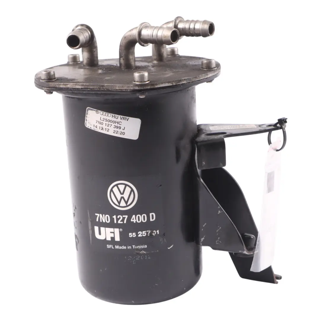 VW Volkswagen Tiguan 5N 2.0 TDI CFFB Boîtier de filtre à carburant - SKU 7N0127400D - Numéro de pièce 7N0127400D