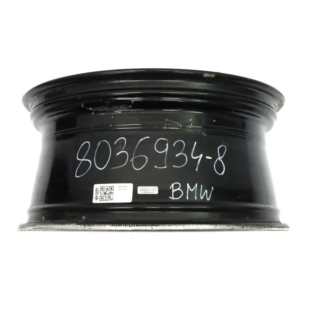 BMW E90 E91 E92 Schwarz Hinten Felgen Alufelge 18" Sternspeiche 193 8,5J ET:37 - SKU 8036934-8 - Teilenummer 8036934