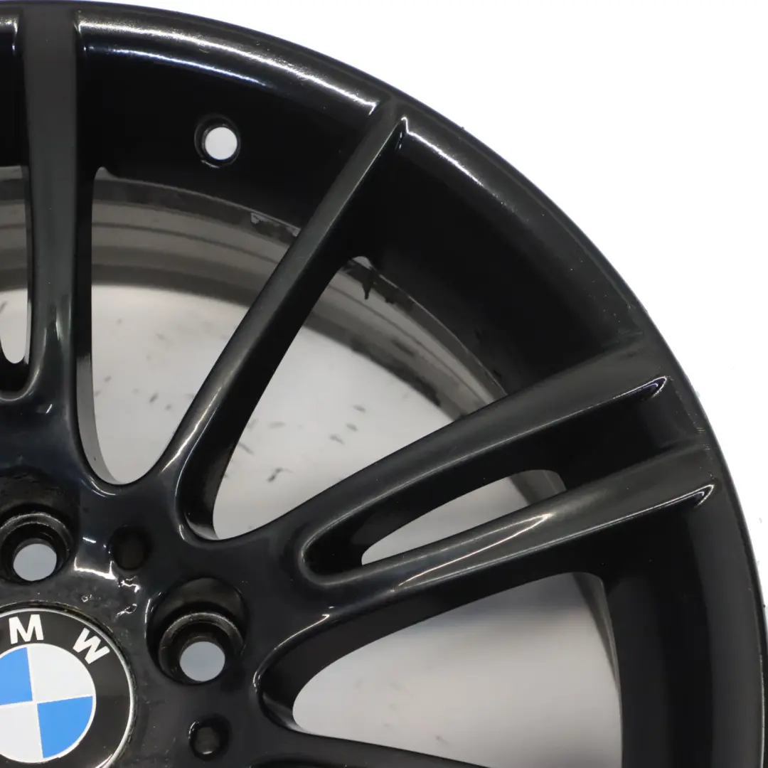 BMW E90 E91 E92 Llanta Trasera de Aluminio Negra 18 "Habla 193 8,5J ET:3 7 - SKU 8036934-8 - Número de pieza 8036934