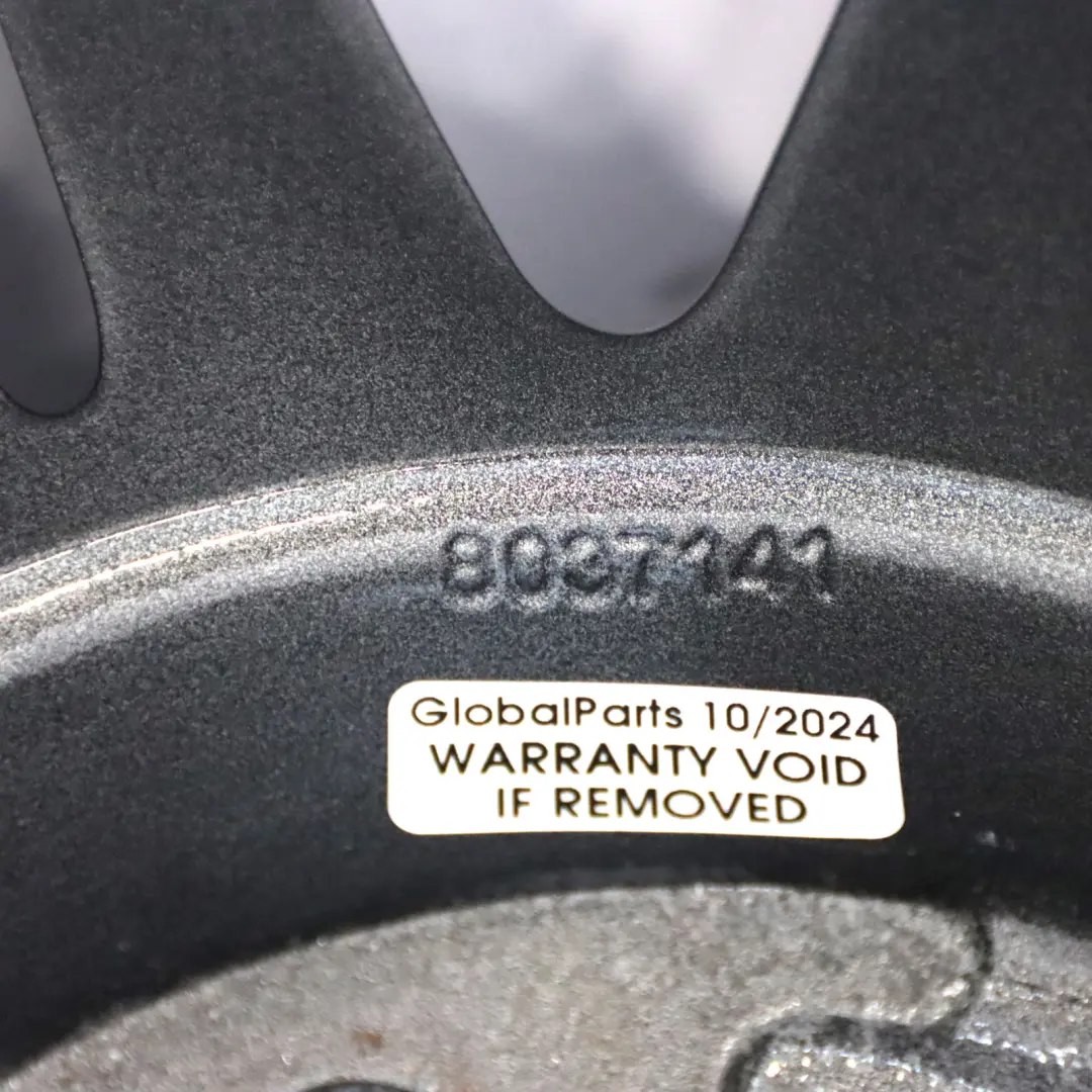 Gris Rueda Delantera Llanta de Aleación 19" M Doble Radio 225 8J para BMW E90 E91 con número de pieza 8037141 BMW E90 E91 Gris Rueda Delantera Llanta de Aleación 19" M Doble Radio 225 8J - SKU 8037141-7 - Número de pieza 8037141