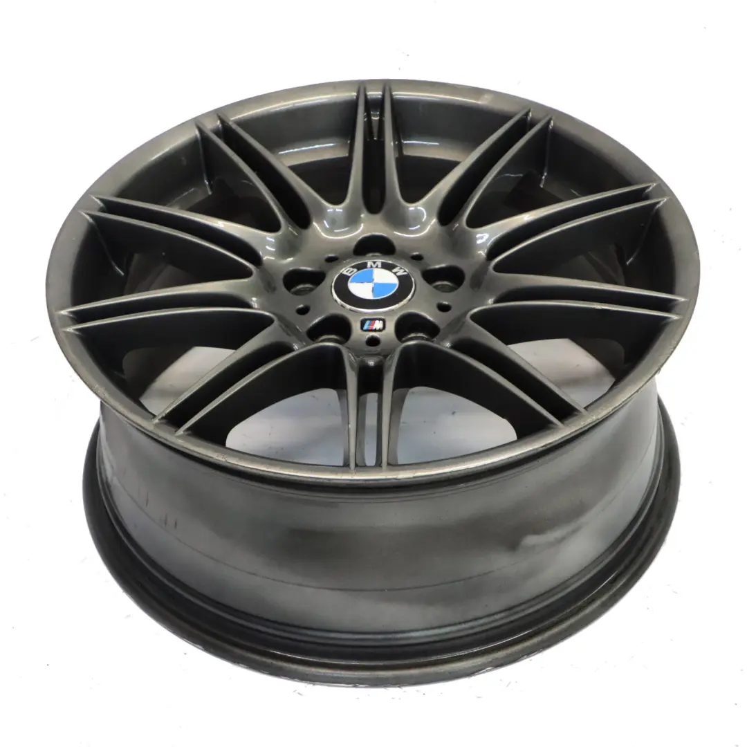 BMW E90 E91 Jante avant grise alliage 19" M a double rayon 225 8J ET:37 - SKU 8037141-7 - Numéro de pièce 8037141