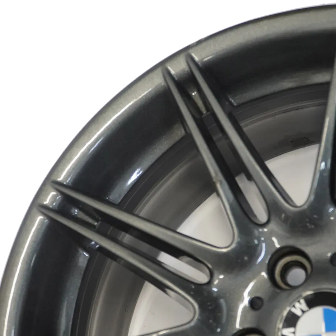 Grey Front Wheel Alloy Rim 19" M Double Spoke 225 8J ET:37 to BMW E90 E91 with Part number 8037141 BMW E90 E91 Grey Front Wheel Alloy Rim 19" M Double Spoke 225 8J ET:37 - SKU 8037141-8 - Part number 8037141