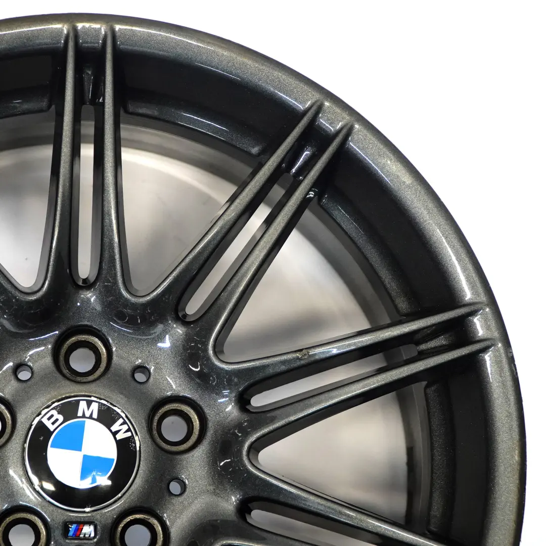 Grey Front Wheel Alloy Rim 19" M Double Spoke 225 8J ET:37 to BMW E90 E91 with Part number 8037141 BMW E90 E91 Grey Front Wheel Alloy Rim 19" M Double Spoke 225 8J ET:37 - SKU 8037141-8 - Part number 8037141