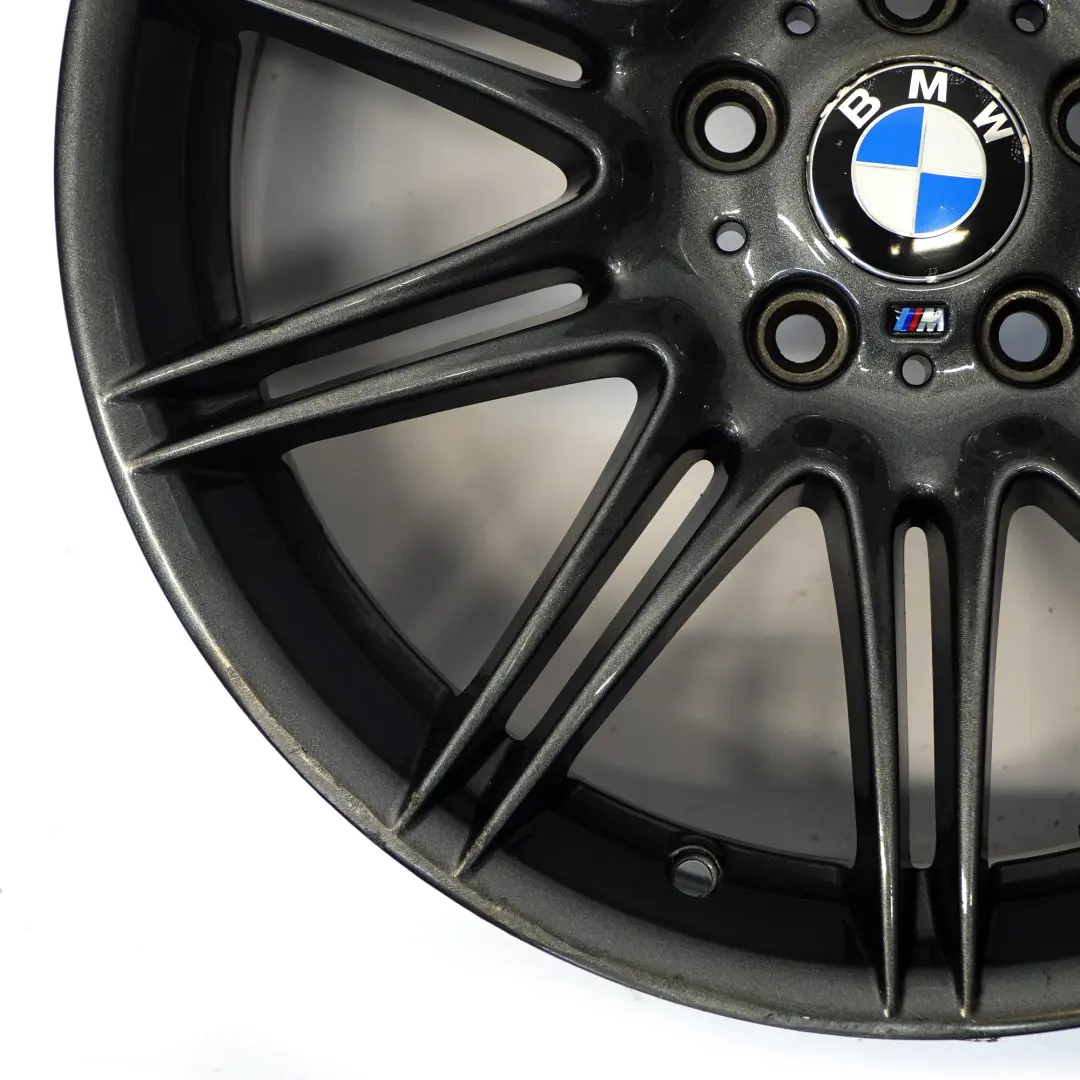 Grey Front Wheel Alloy Rim 19" M Double Spoke 225 8J ET:37 to BMW E90 E91 with Part number 8037141 BMW E90 E91 Grey Front Wheel Alloy Rim 19" M Double Spoke 225 8J ET:37 - SKU 8037141-8 - Part number 8037141