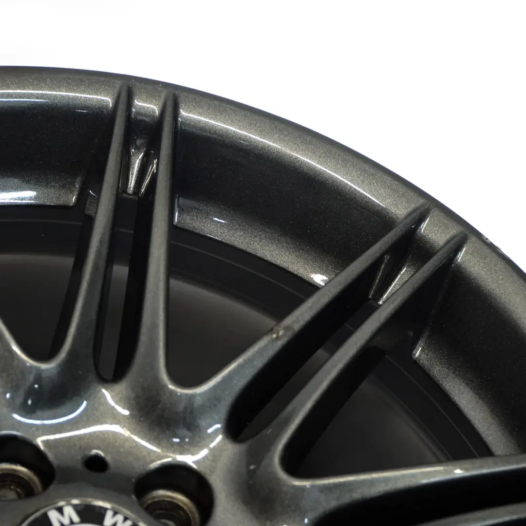 BMW E90 E91 Gris Rueda Delantera Llanta de Aleación 19" M Doble Radio 225 8J - SKU 8037141-8 - Número de pieza 8037141