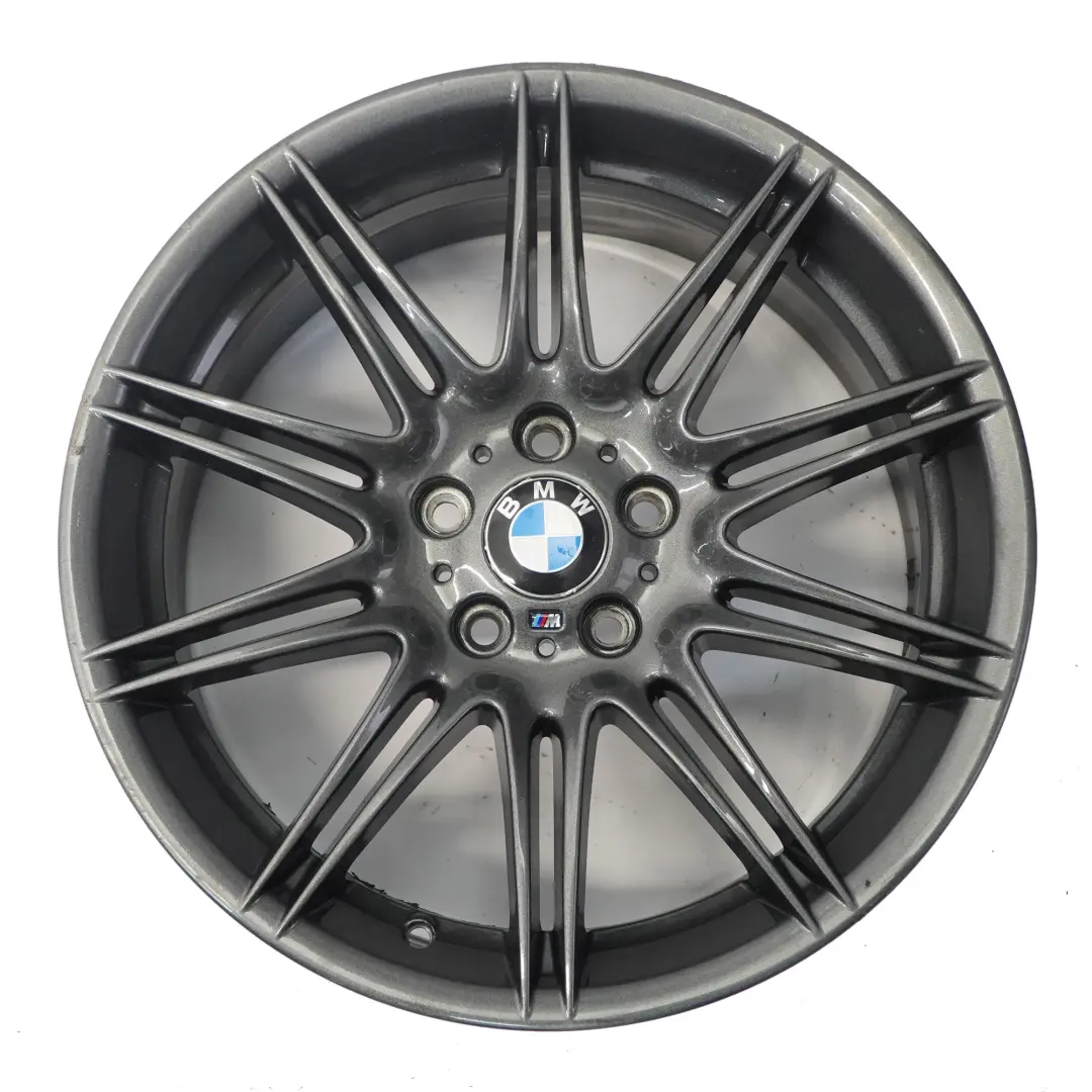 BMW E90 E91 E92 Grey Front Wheel Alloy Rim 19" M Double Spoke 225 8J ET:37 - SKU 8037141-9 - Part number 8037141
