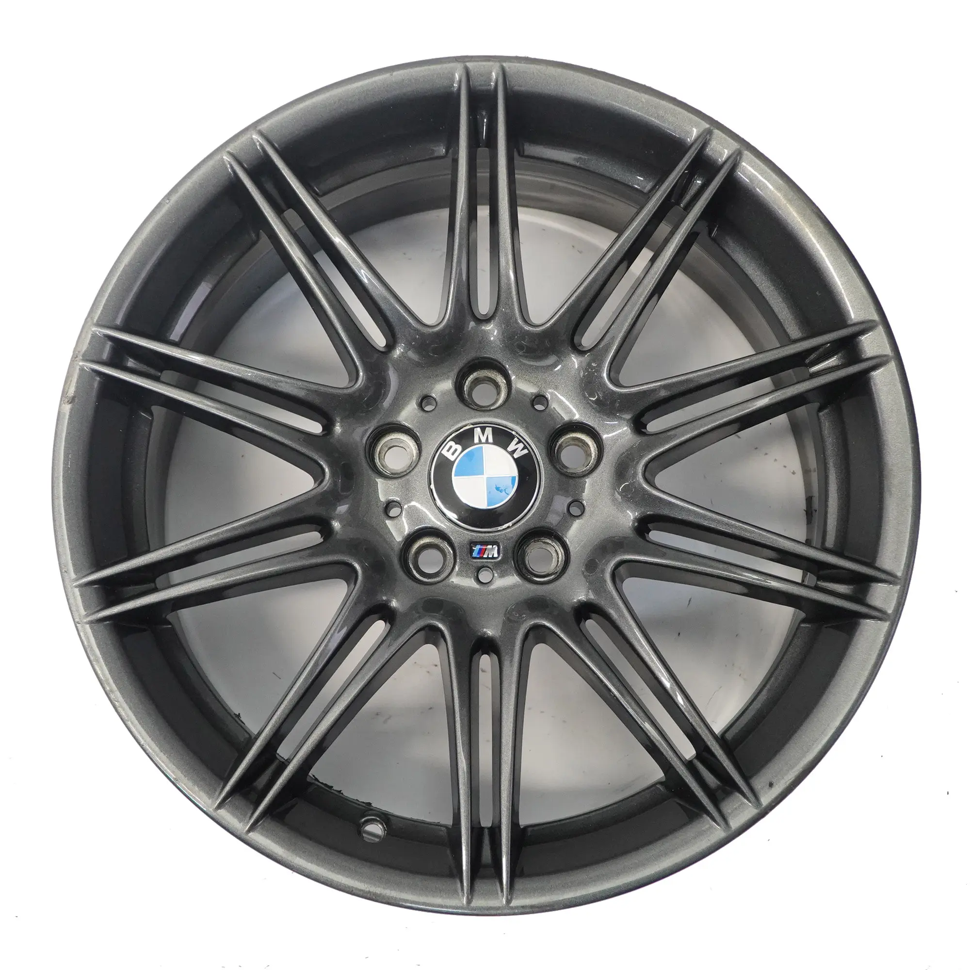 BMW E90 E91 E92 Grigio Cerchio anteriore in lega 19" M Doppie razze 225 8J ET:37