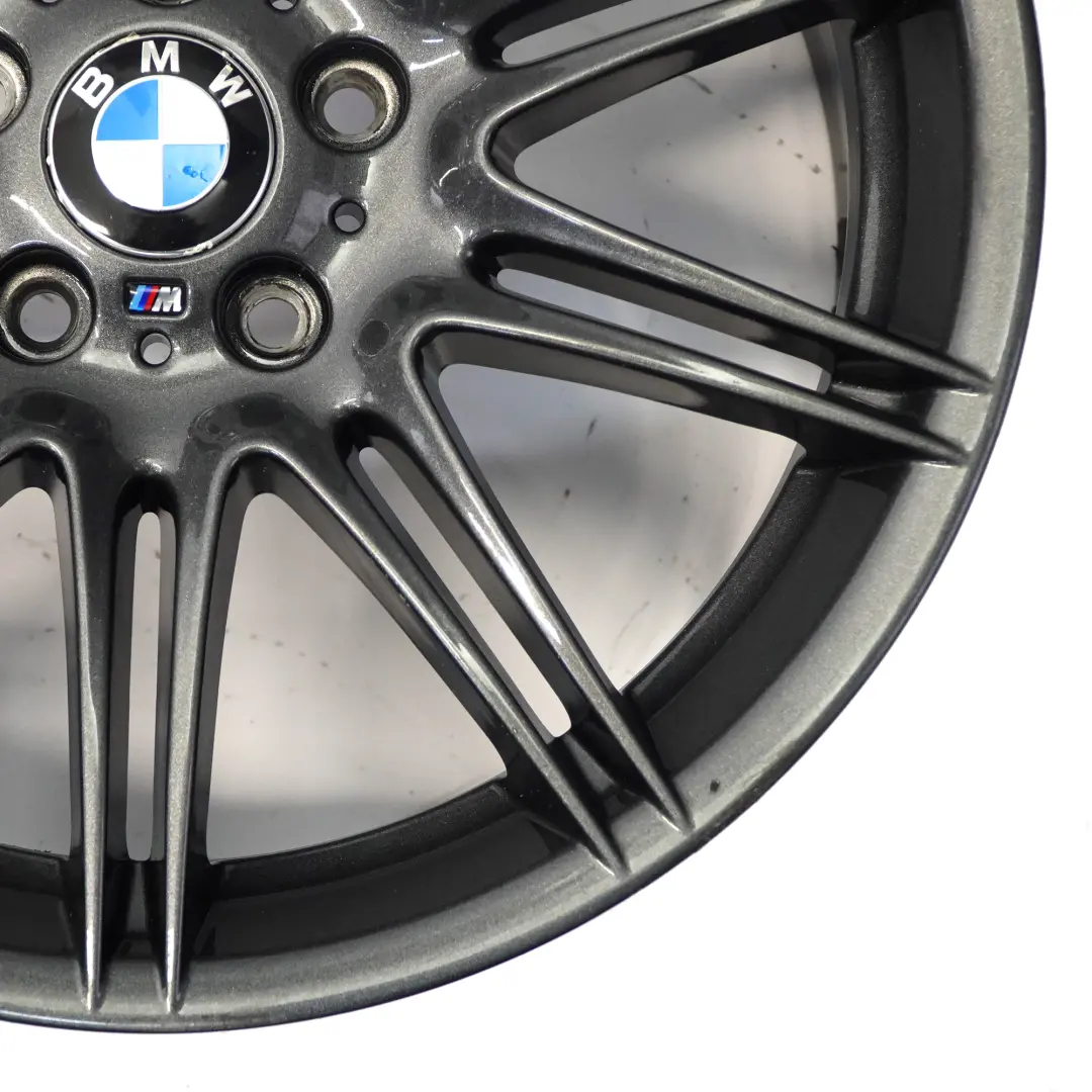 BMW E90 E91 E92 Grau Vorderrad Felge 19" M Doppelspeiche 225 8J ET:37 - SKU 8037141-9 - Teilenummer 8037141