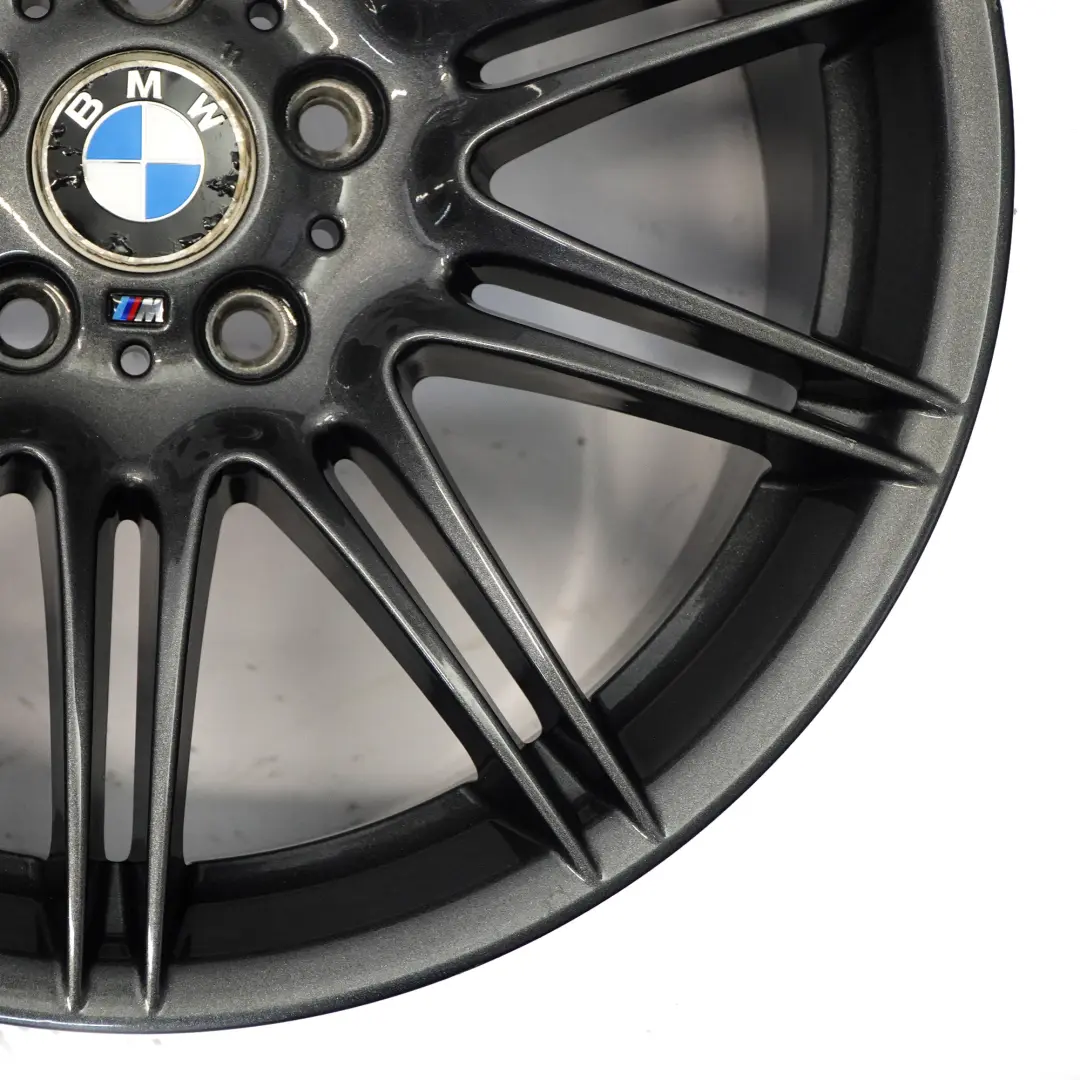 BMW E90 E92 Jante arrière grise en alliage 19" M Double Spoke 225 9J - SKU 8037142-8 - Numéro de pièce 8037142