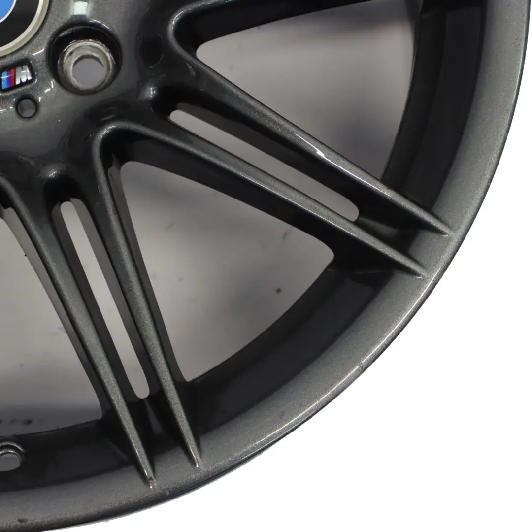 BMW E90 E92 Grey Rear Wheel Alloy Rim 19" M Double Spoke 225 9J - SKU 8037142-9 - Part number 8037142