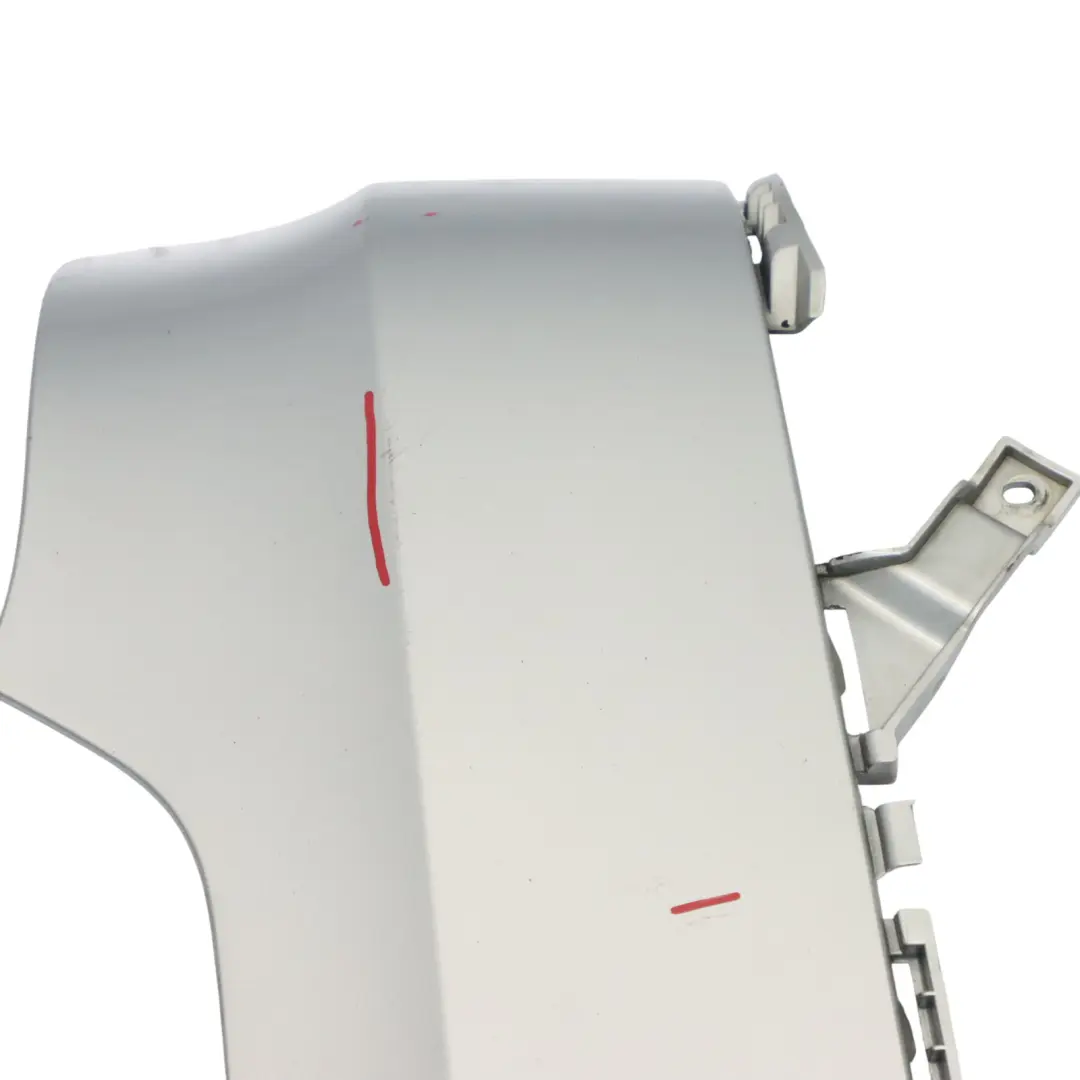 Bumper Left N/S Lateral Trim Panel Titan Silver - 354 to BMW X5 E70 M Sport Rear with Part number 8037281 BMW X5 E70 M Sport Rear Bumper Left N/S Lateral Trim Panel Titan Silver - 354 - SKU 8037281-TS - Part number 8037281