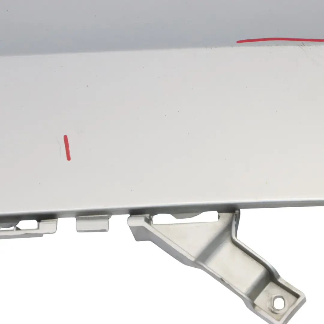 Bumper Left N/S Lateral Trim Panel Titan Silver - 354 to BMW X5 E70 M Sport Rear with Part number 8037281 BMW X5 E70 M Sport Rear Bumper Left N/S Lateral Trim Panel Titan Silver - 354 - SKU 8037281-TS - Part number 8037281