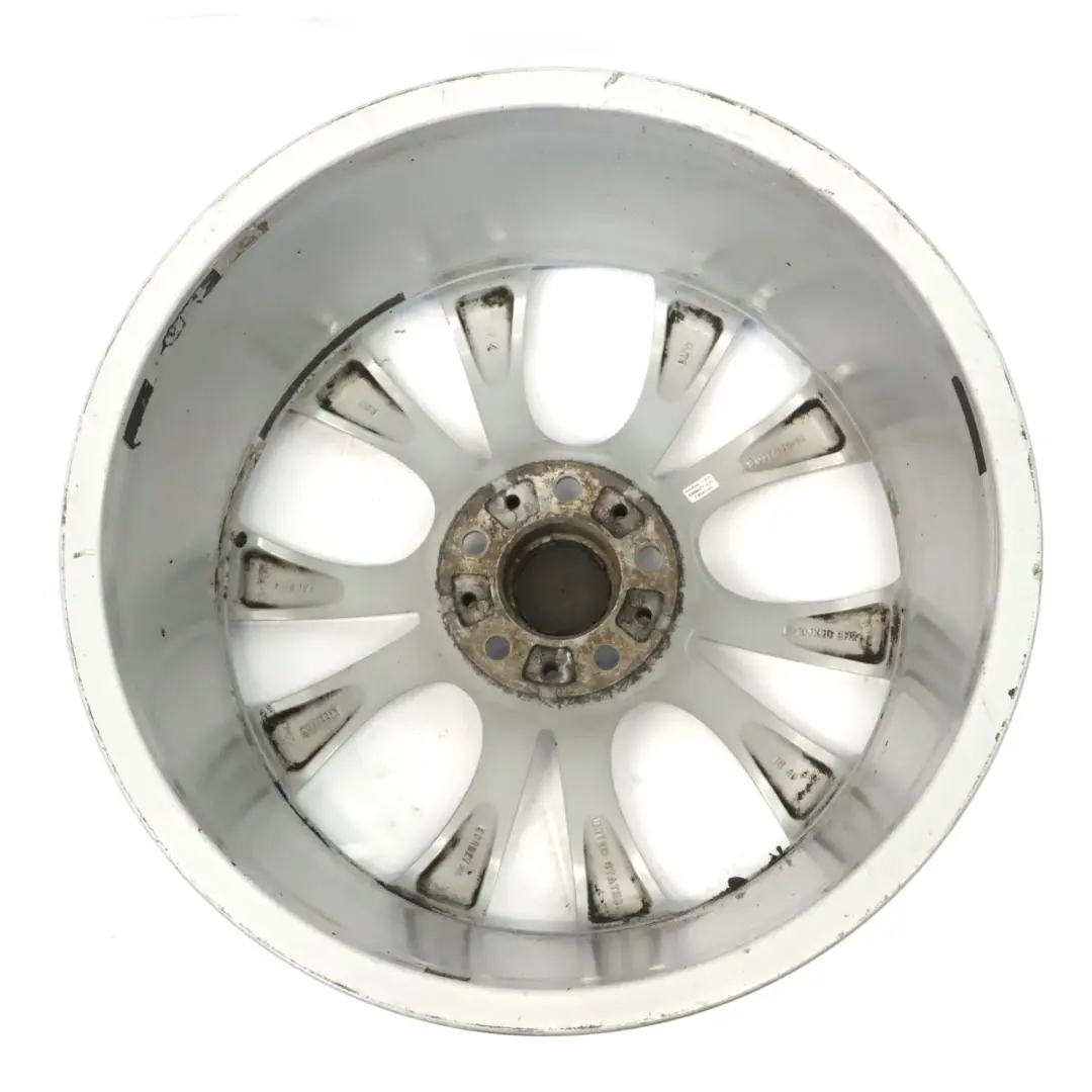 BMW X5 E70 Argento Cerchio anteriore in lega 20" M V-spoke 227 10J ET:40 - SKU 8037349-3 - Numero di parte 8037349