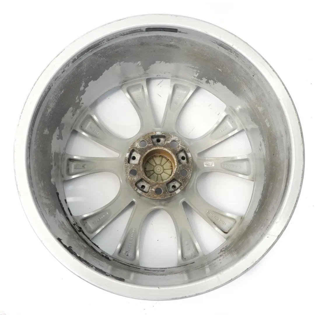 Alloy Rim 20" M V-spoke 227 ET:35 11J to BMW X5 E70 Silver Rear Wheel with Part number 8037350 BMW X5 E70 Silver Rear Wheel Alloy Rim 20" M V-spoke 227 ET:35 11J - SKU 8037350-5 - Part number 8037350