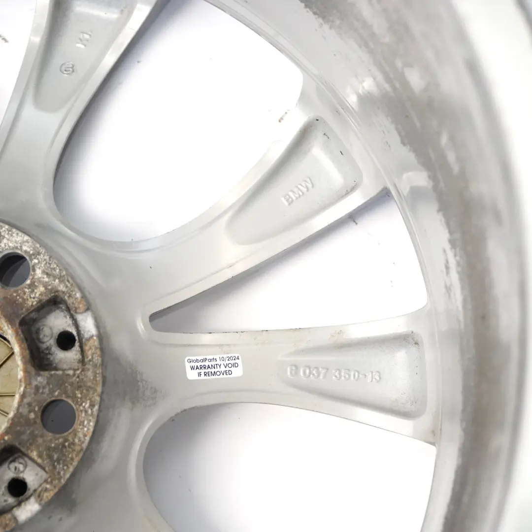 Alloy Rim 20" M V-spoke 227 ET:35 11J to BMW X5 E70 Silver Rear Wheel with Part number 8037350 BMW X5 E70 Silver Rear Wheel Alloy Rim 20" M V-spoke 227 ET:35 11J - SKU 8037350-5 - Part number 8037350