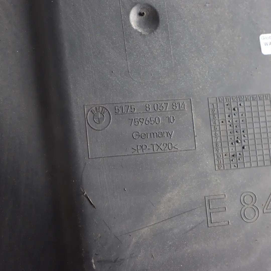 Cubierta Inferior Parachoques Trasero para BMW X1 E84 M Sport con número de pieza 8037814 BMW X1 E84 M Sport Cubierta Inferior Parachoques Trasero - SKU 8037814 - Número de pieza 8037814