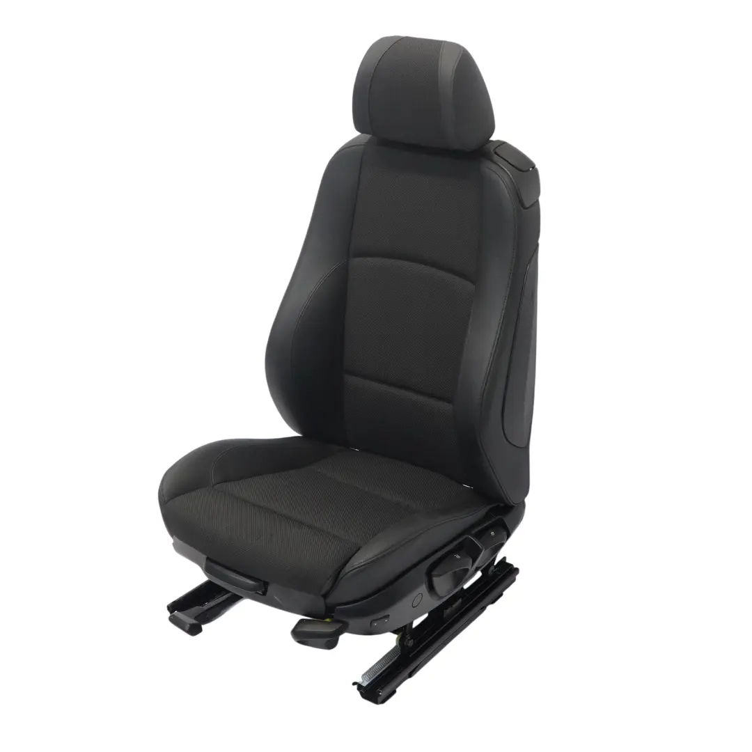 BMW E81 Sedile sportivo anteriore sinistro Interno tessuto / similpelle Nero - SKU 8039667-1 - Numero di parte 8039667